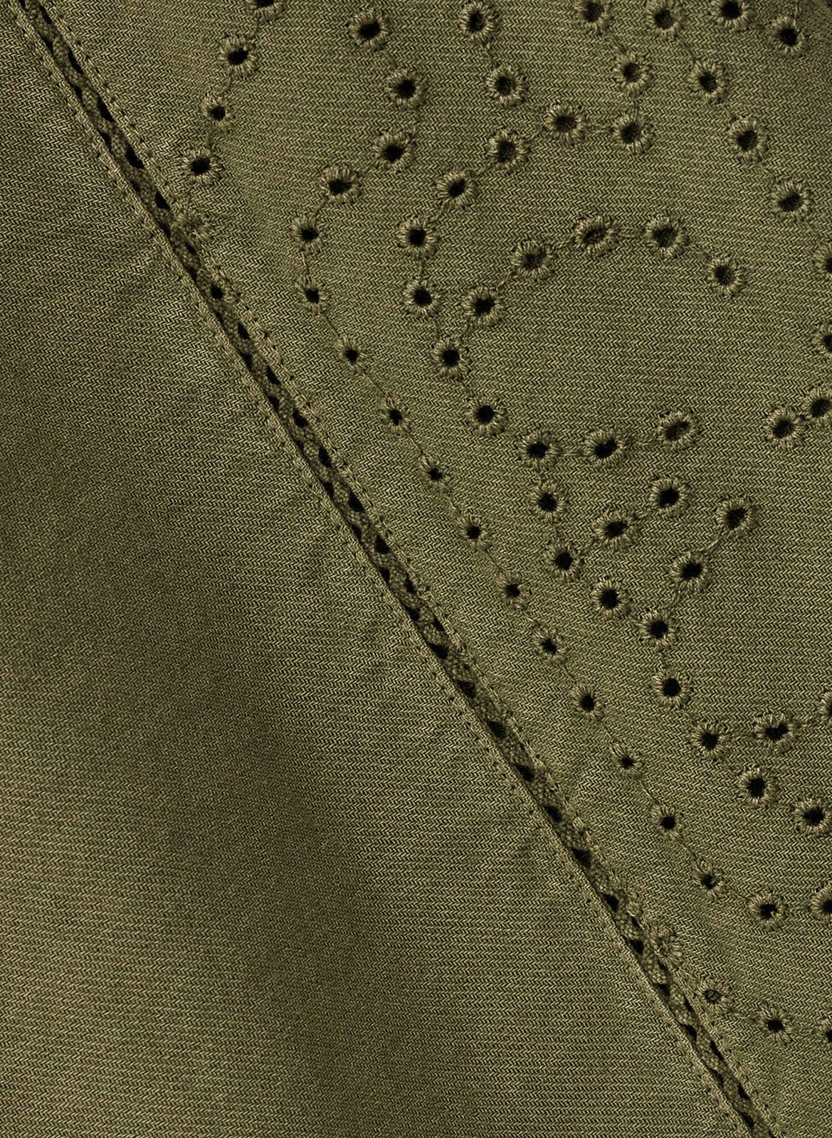 Short cotton dress BA&SH Khaki