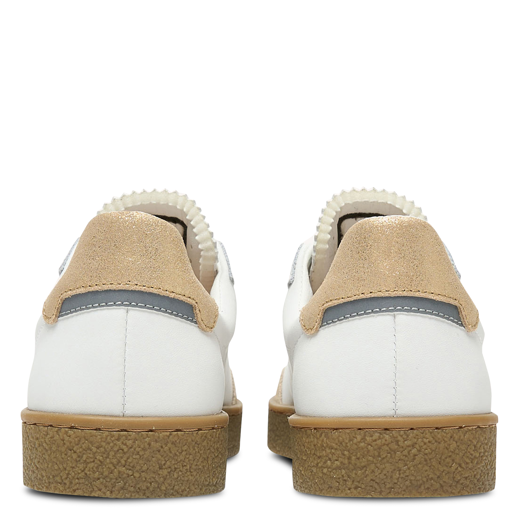 Baskets basses en cuir FAGUO Blanc
