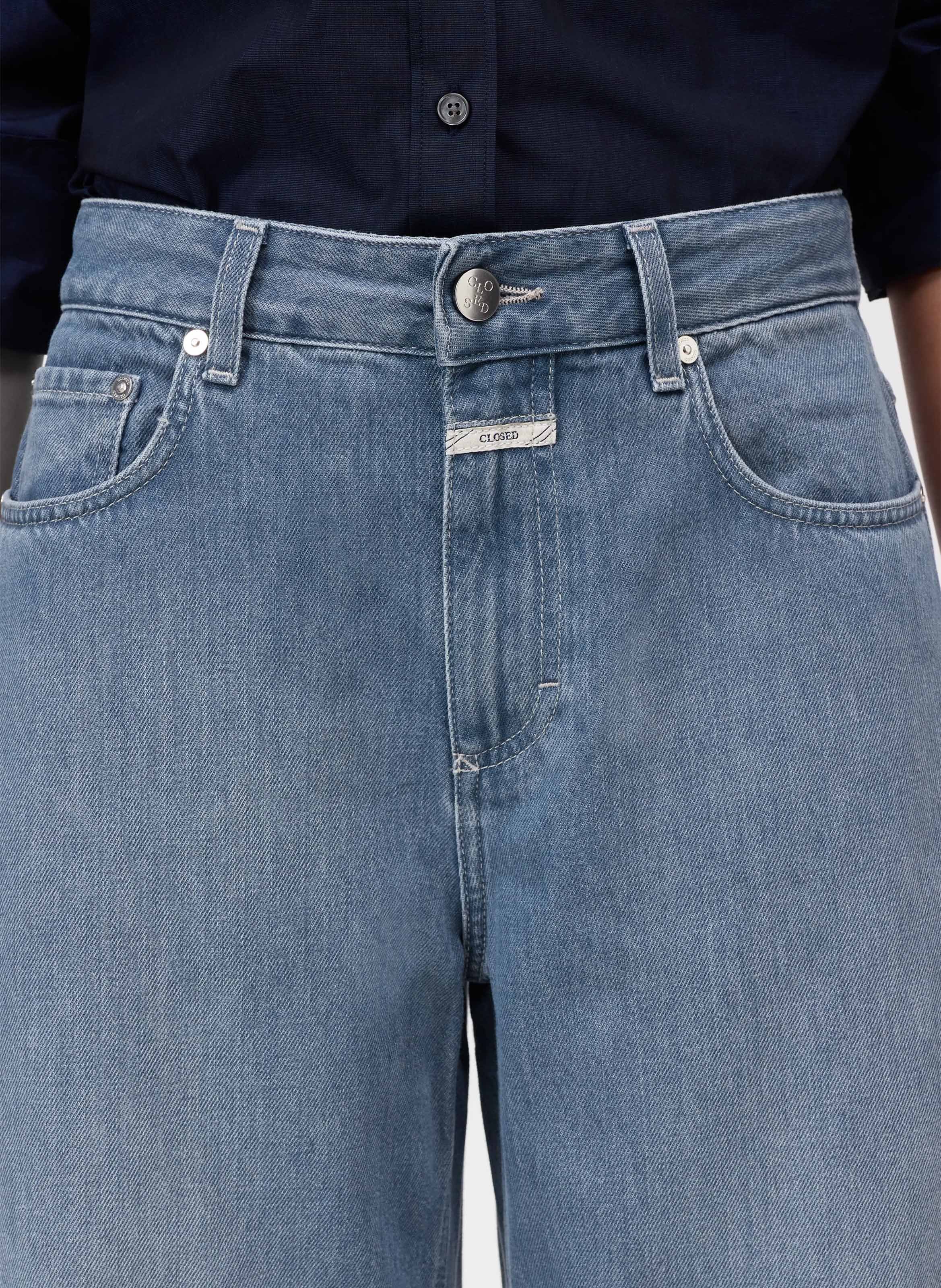 Cotton balloon jeans CLOSED Grey