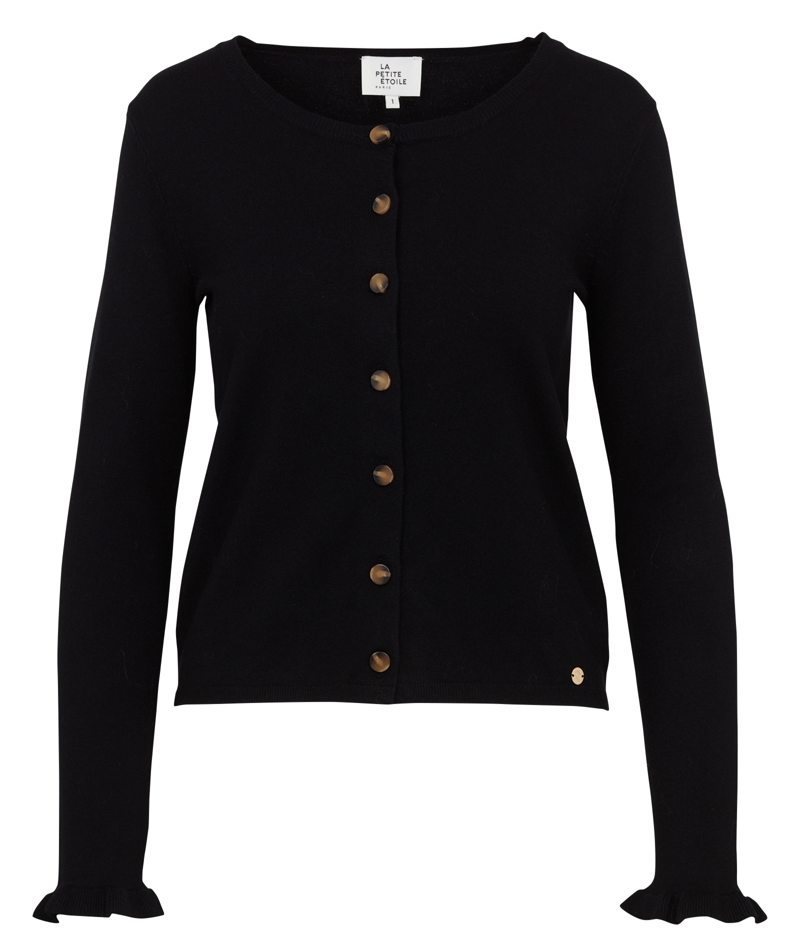 Straight cotton-blend sweater with round neck LA PETITE ETOILE
