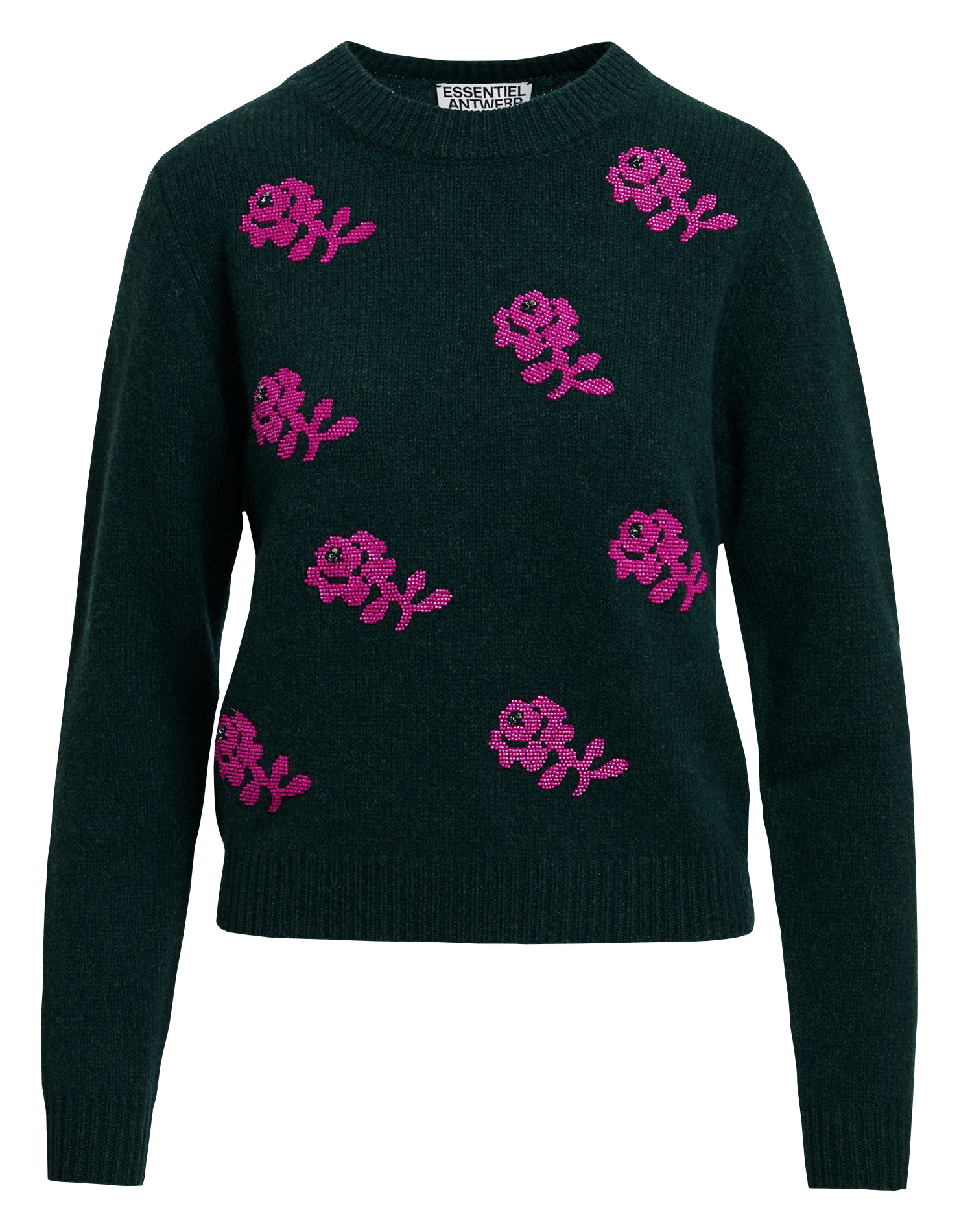 Fine wool sweater ESSENTIEL ANTWERP Black