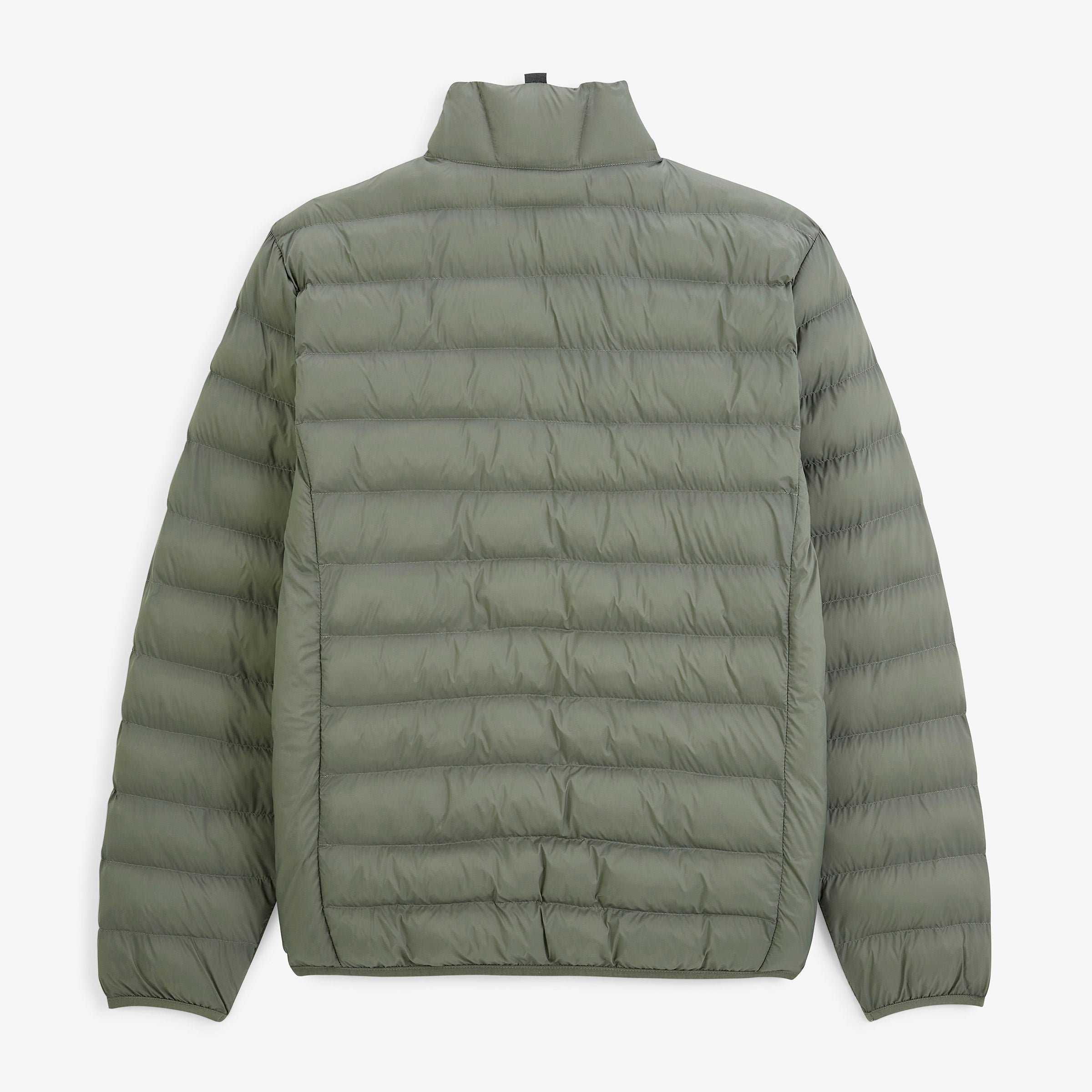 Light military green long-sleeve puffer jacket SERGE BLANCO Grey