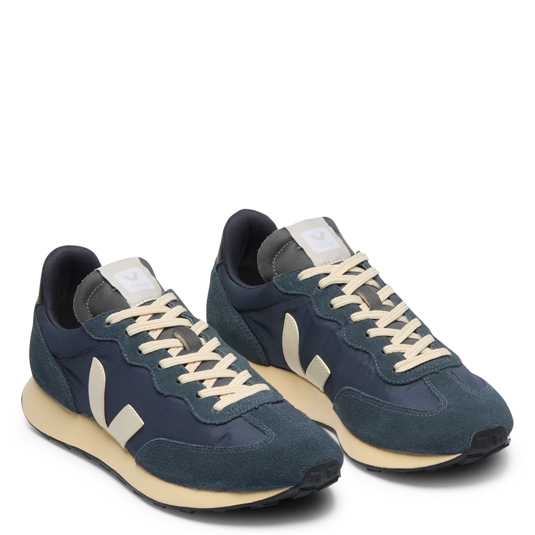 Low-top dual-fabric sneakers VEJA Blue