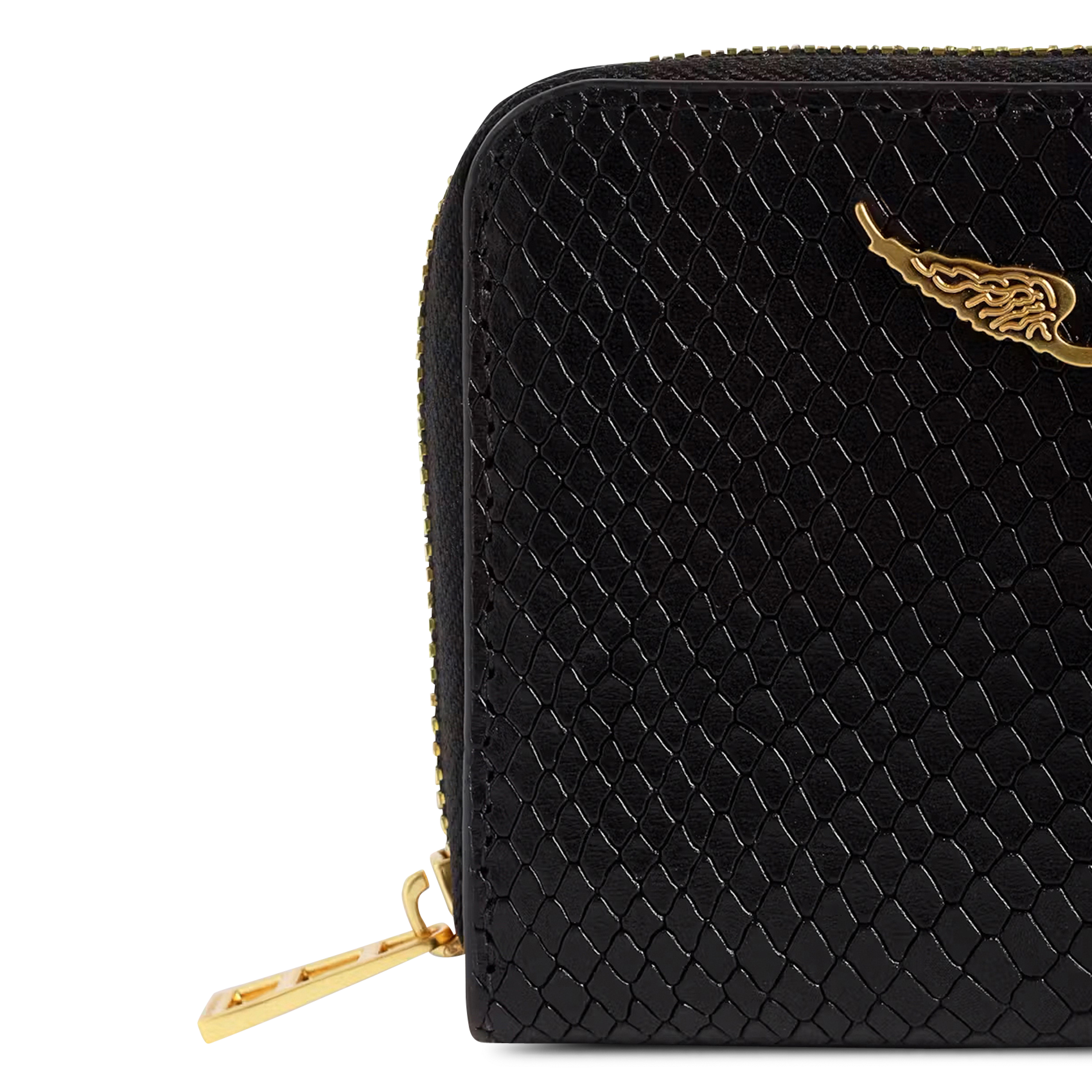 Porte-monnaie uni en cuir  ZADIG&VOLTAIRE Noir