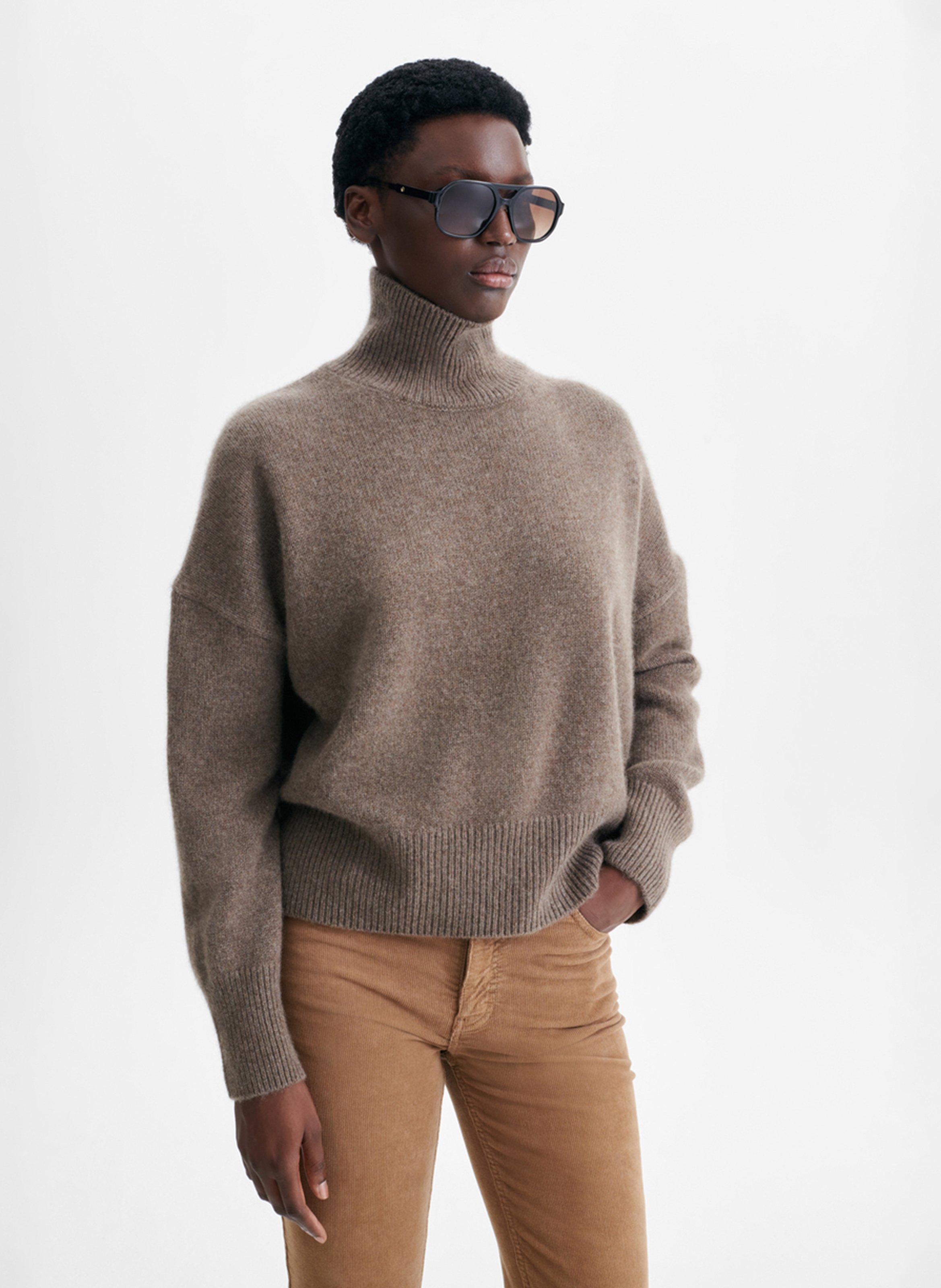 Loose-fit high-neck cashmere sweater VANESSA BRUNO