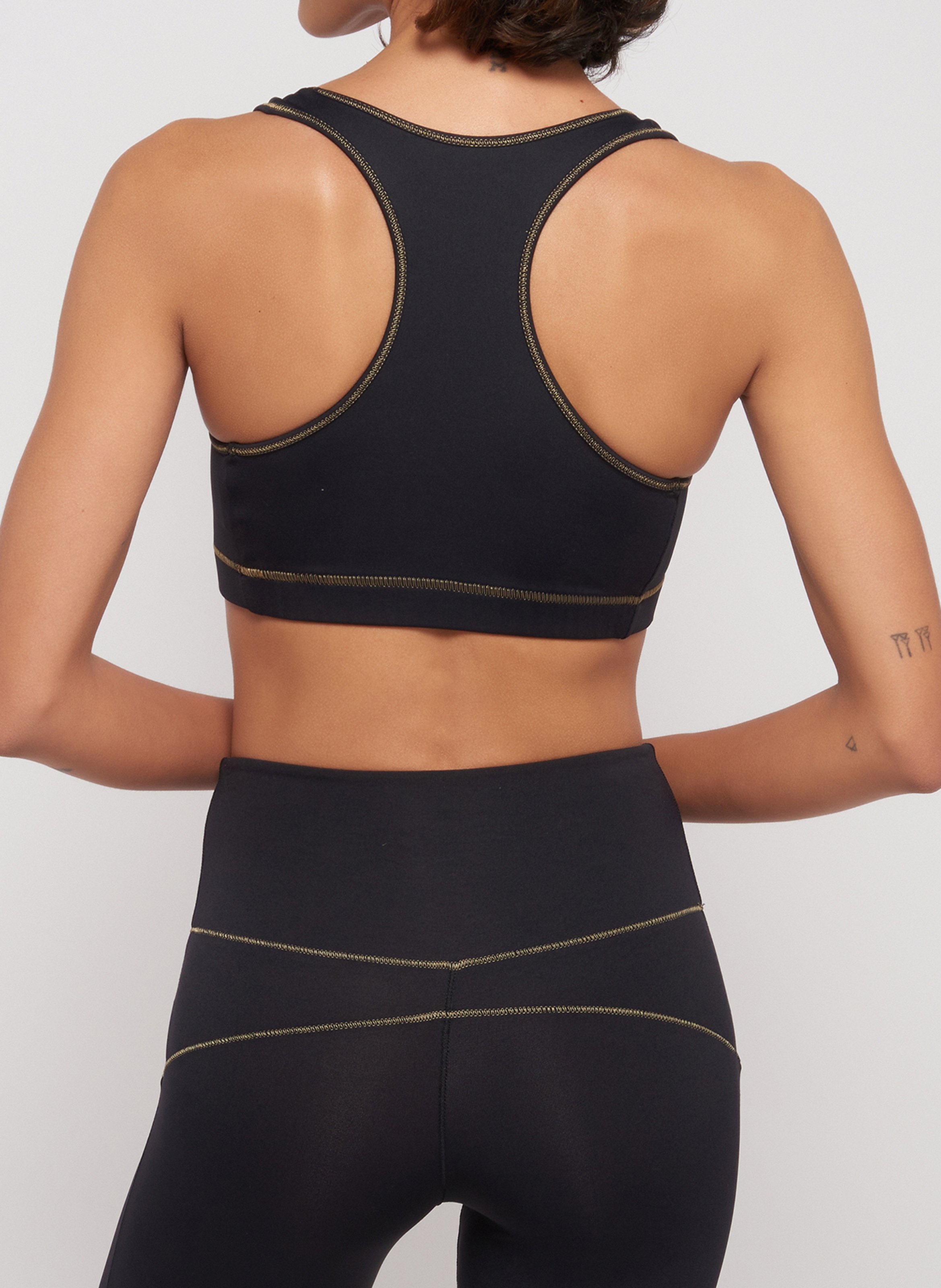 Körpernahes Yoga-Bustier YUJ YOGA PARIS Schwarz