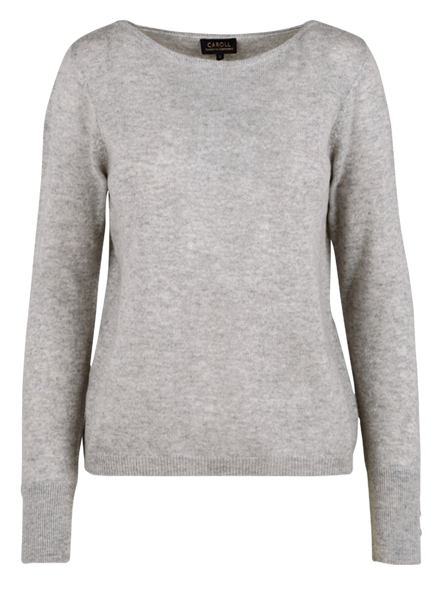 Straight boat-neck sweater 232K-MZOAN Gris perle