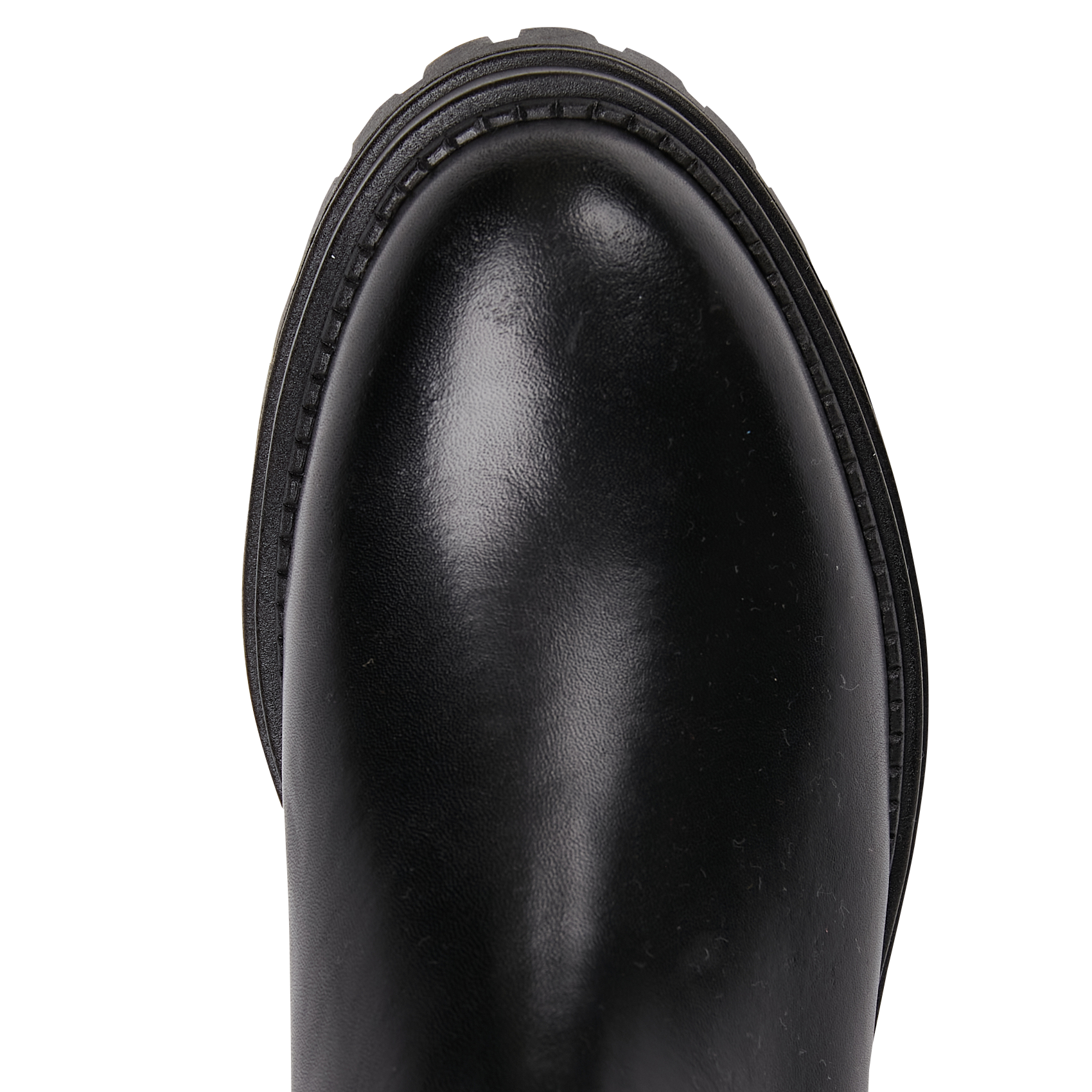 Smooth leather mid-calf boots COSMOPARIS Black