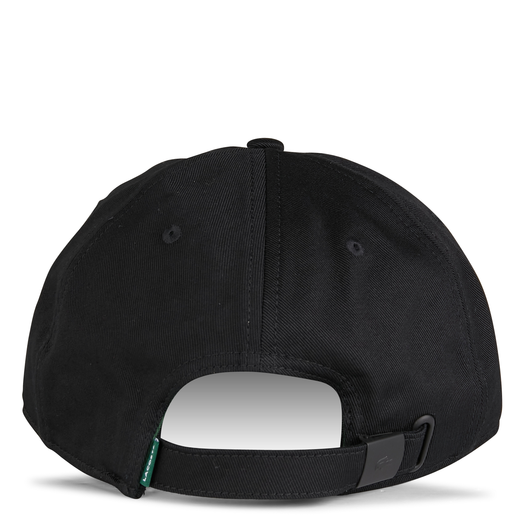 Casquette réglable brodée en coton LACOSTE Noir