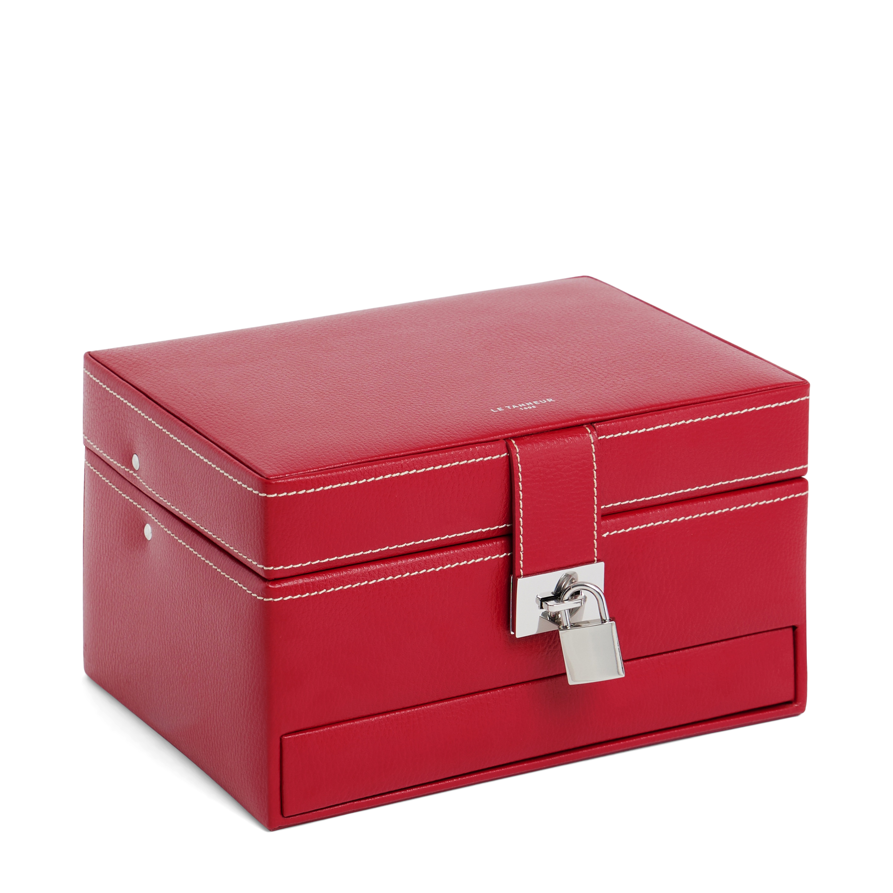 Boîte à bijoux moyen format en cuir LE TANNEUR