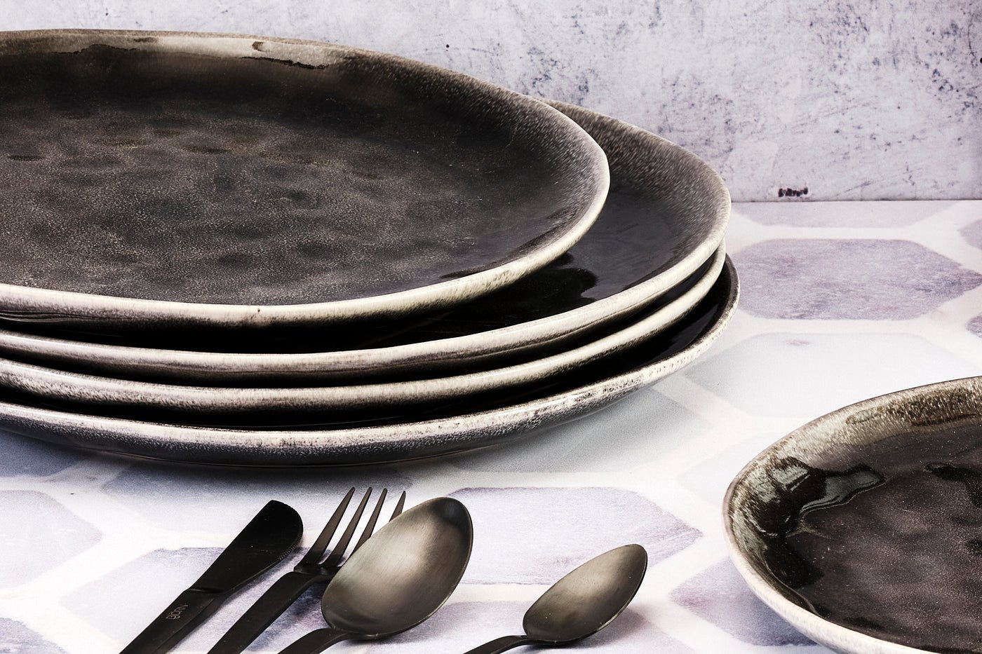 Complete moon service - 30 pieces - ink BJORN Black