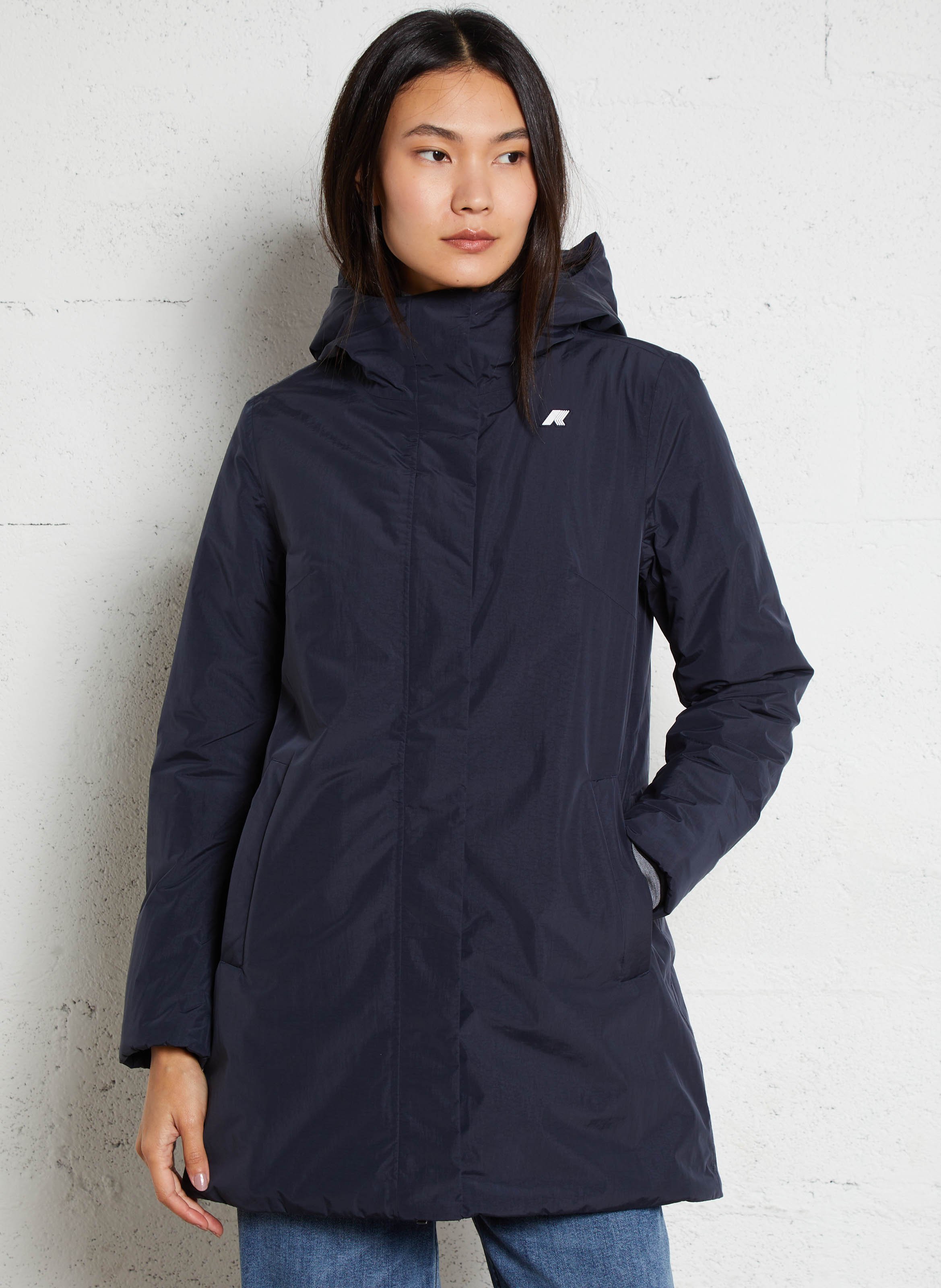 Feiner Parka mit Kapuze K-WAY Blau