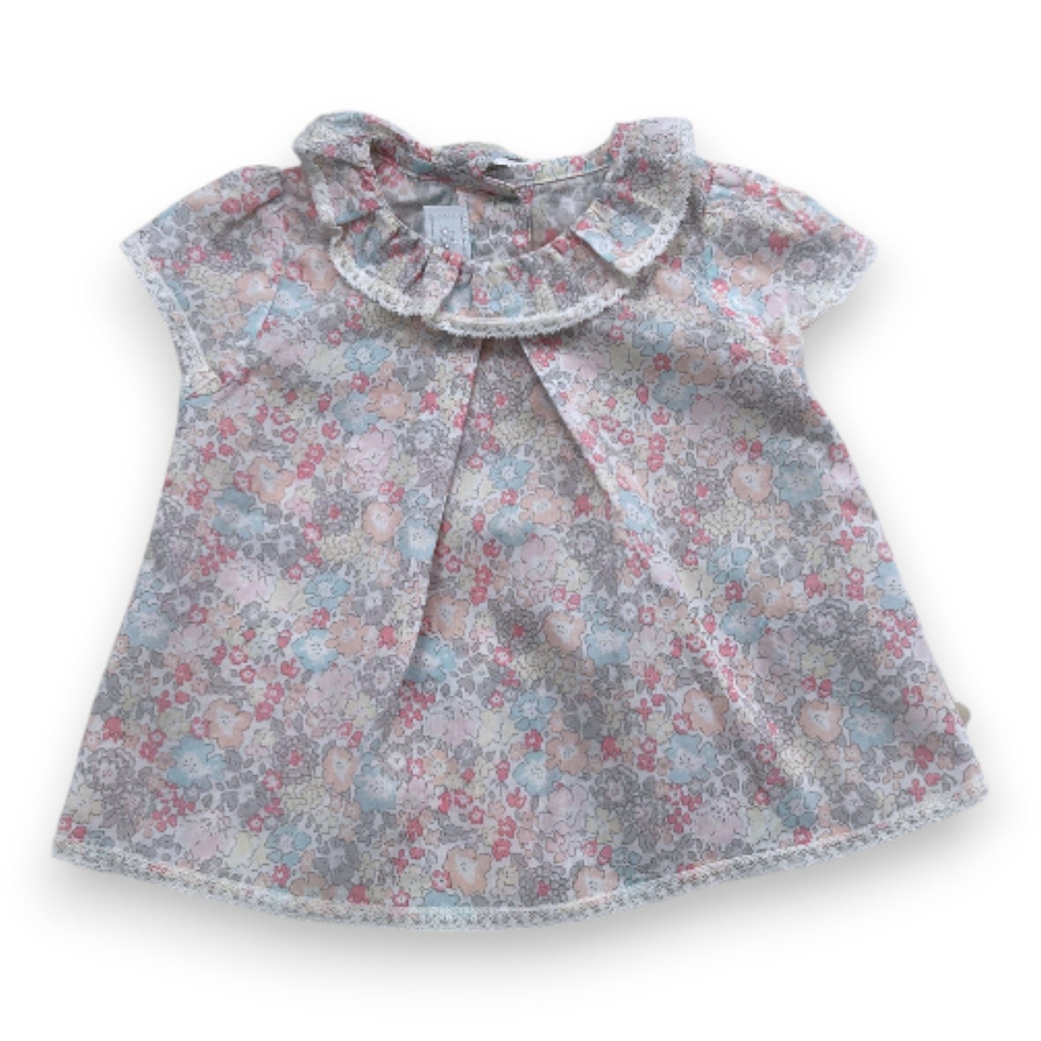 Pink baby blouse - 3 months TARTINE ET CHOCOLAT - seconde-main Pink