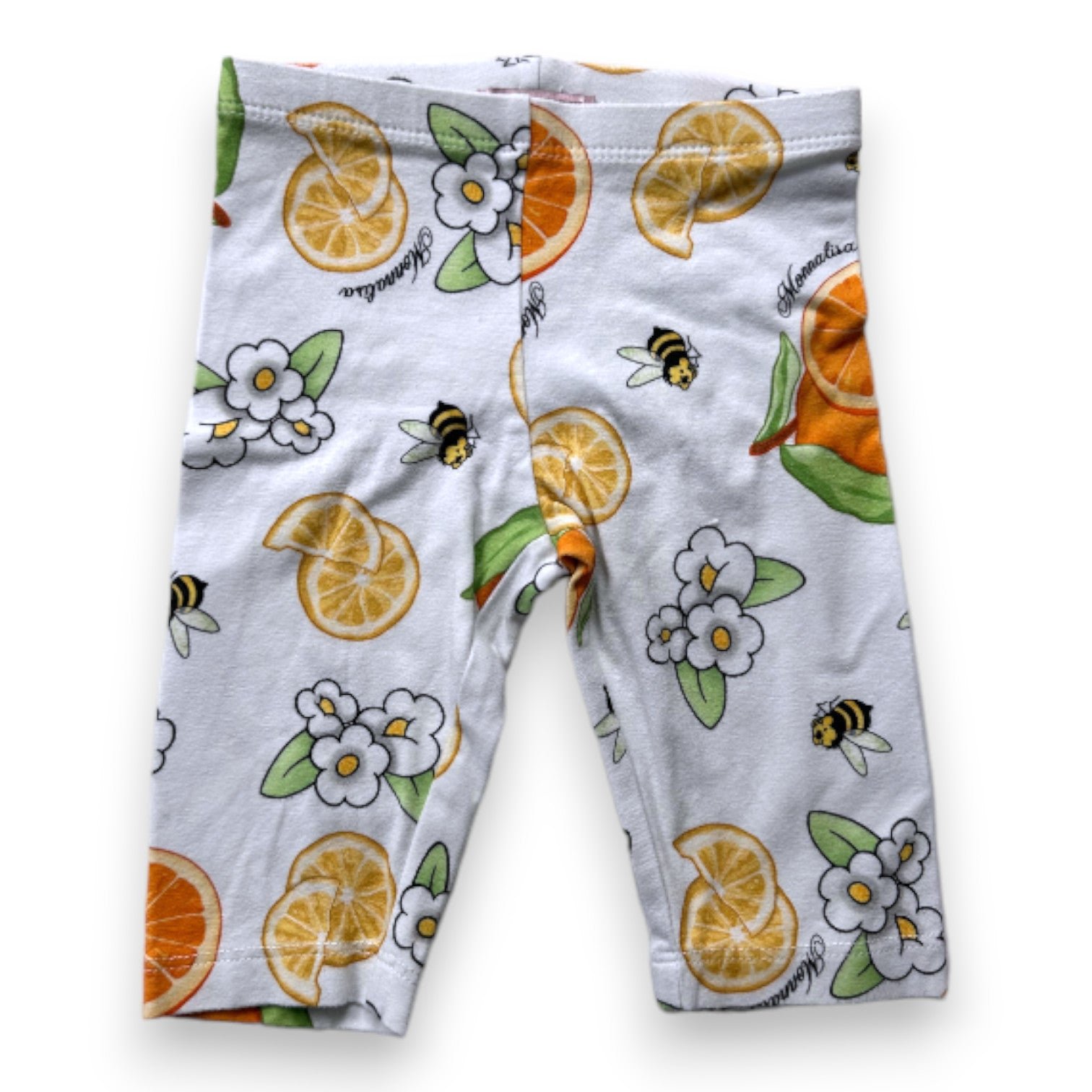 White Baby Pants - 6 months MONNALISA - Seconde main White