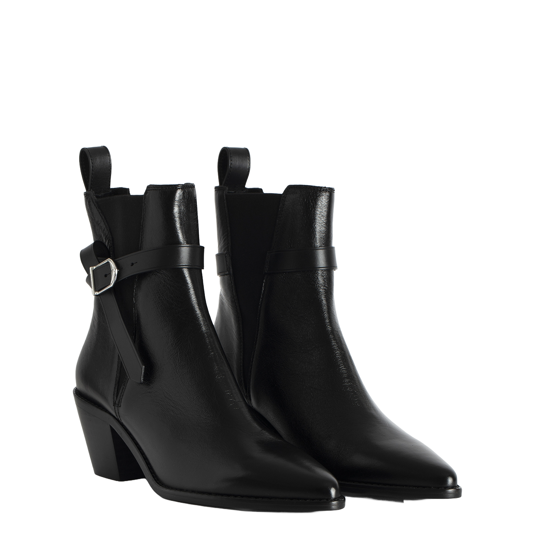 Bottines en cuir ZADIG&VOLTAIRE Noir