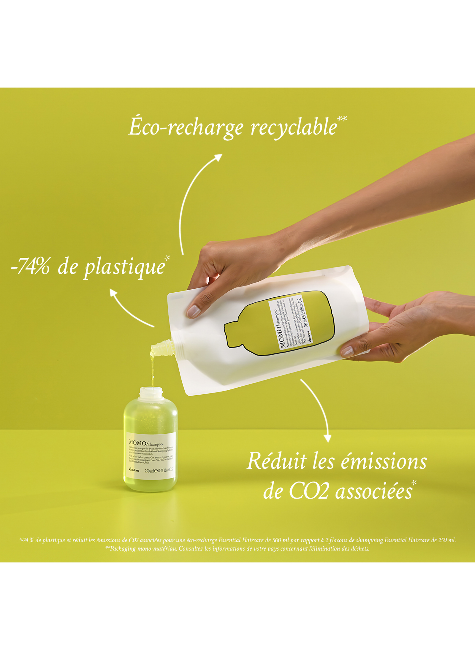 MOMO Shampoo Eco-Refill DAVINES No color