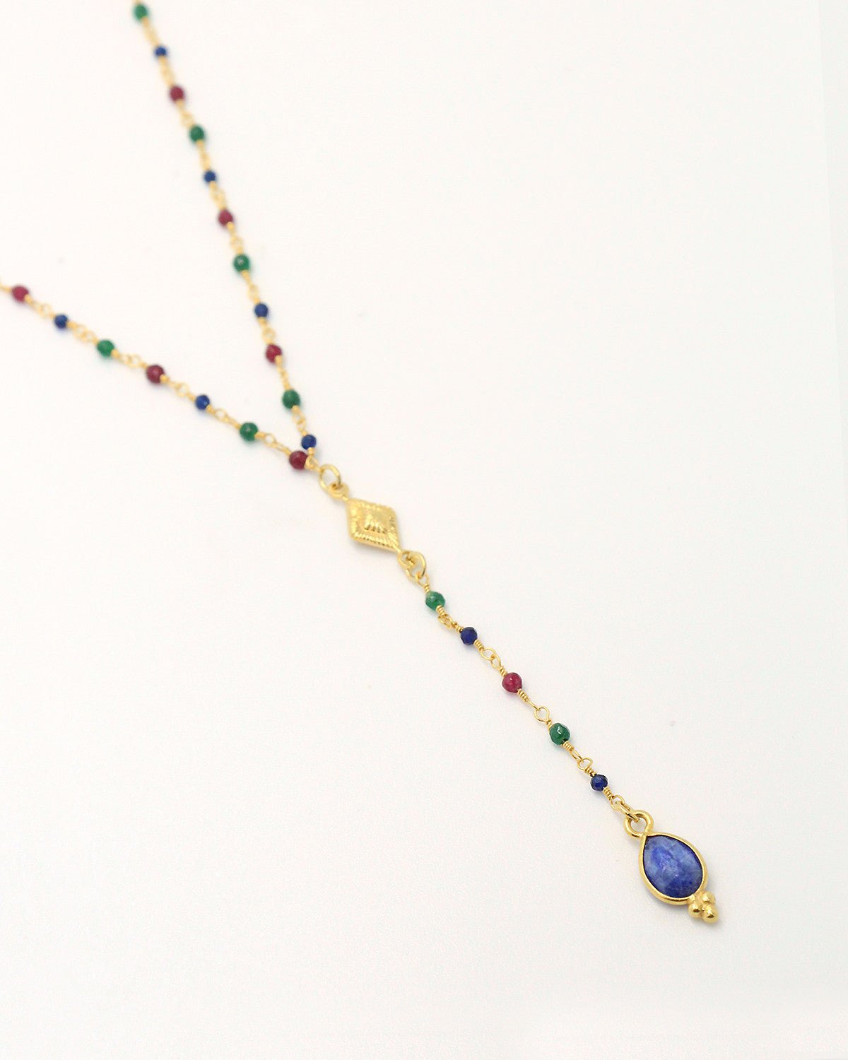 Rosary-style necklace NILAI