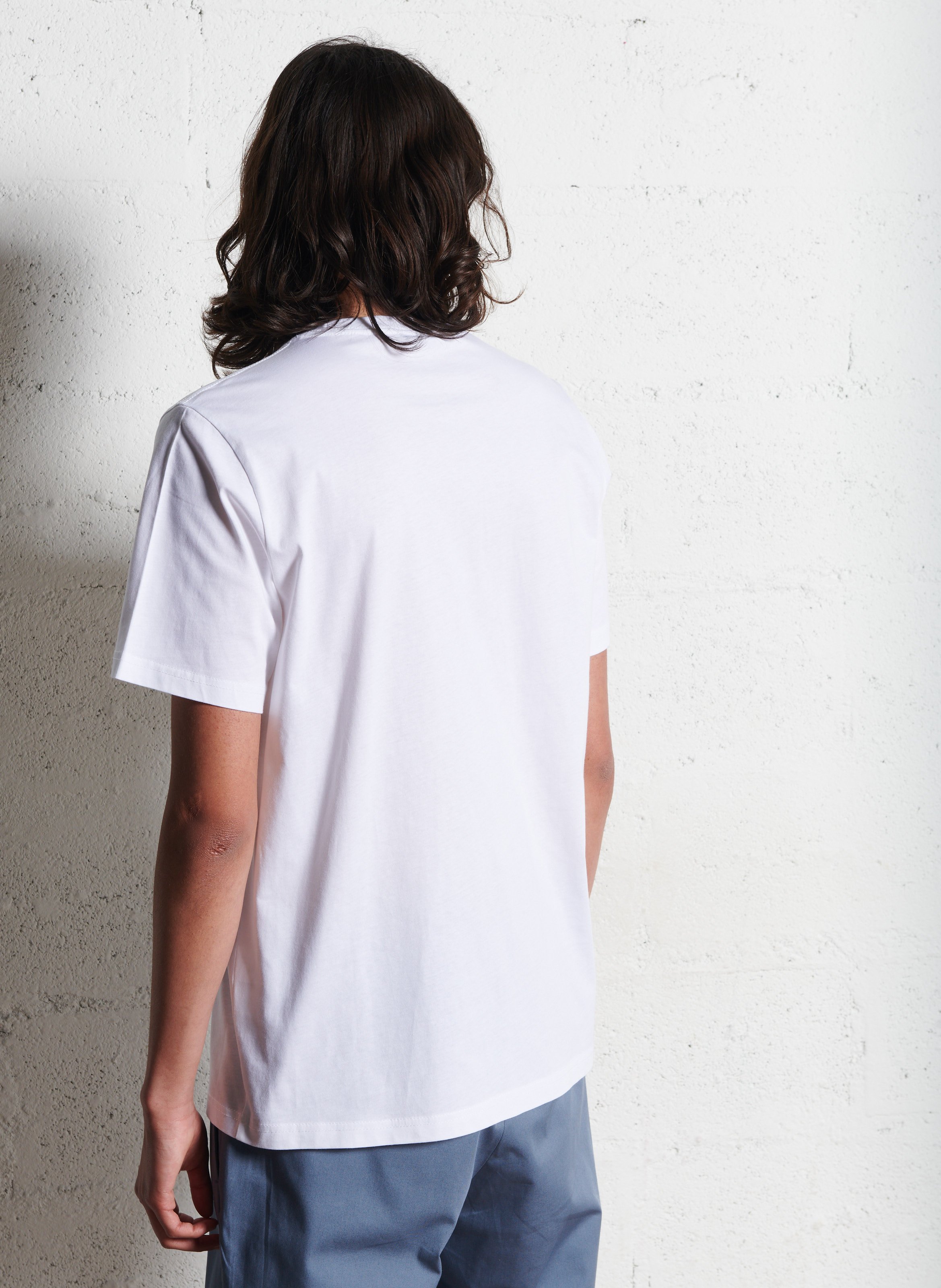 Printed organic cotton T-shirt PAUL SMITH White