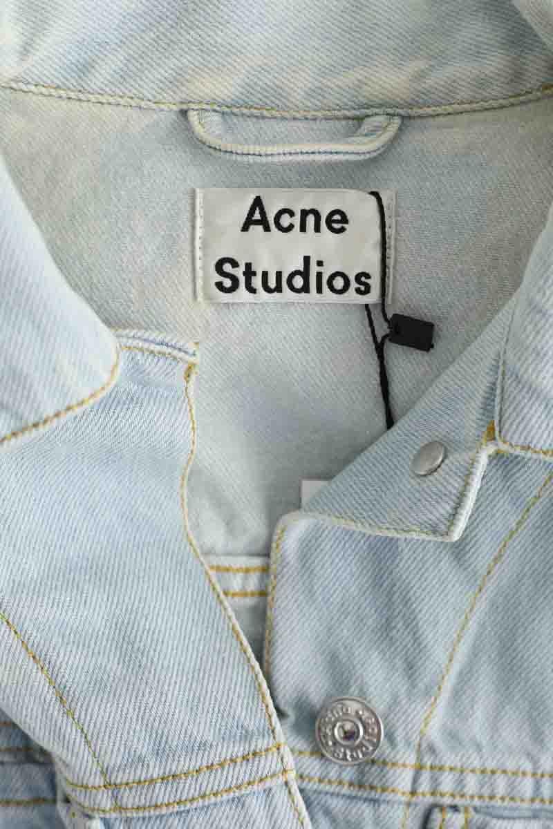 Cotton dress ACNE STUDIOS - Seconde Main Blue
