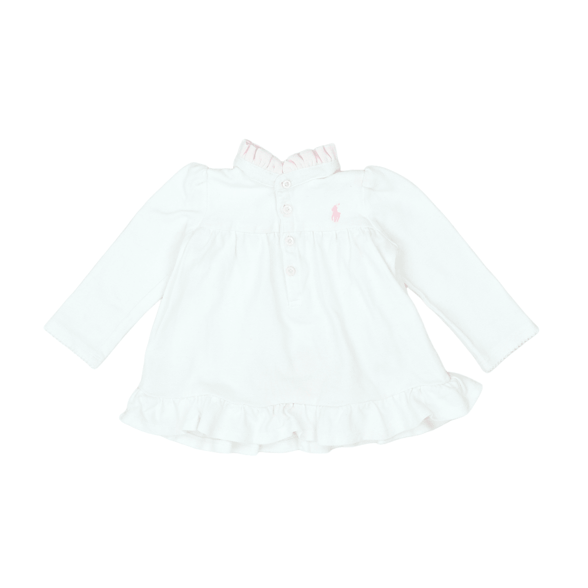 White baby dress - 9 months POLO RALPH LAUREN - Seconde Main White
