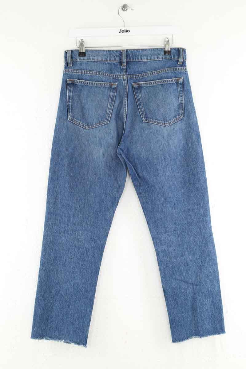 Cotton straight jeans IRO - Seconde Main Blue