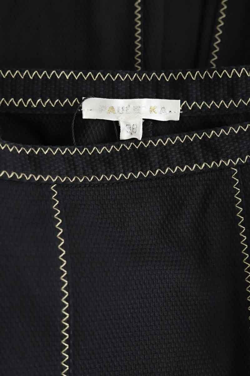 Cotton skirt PAULE KA - Seconde main Black