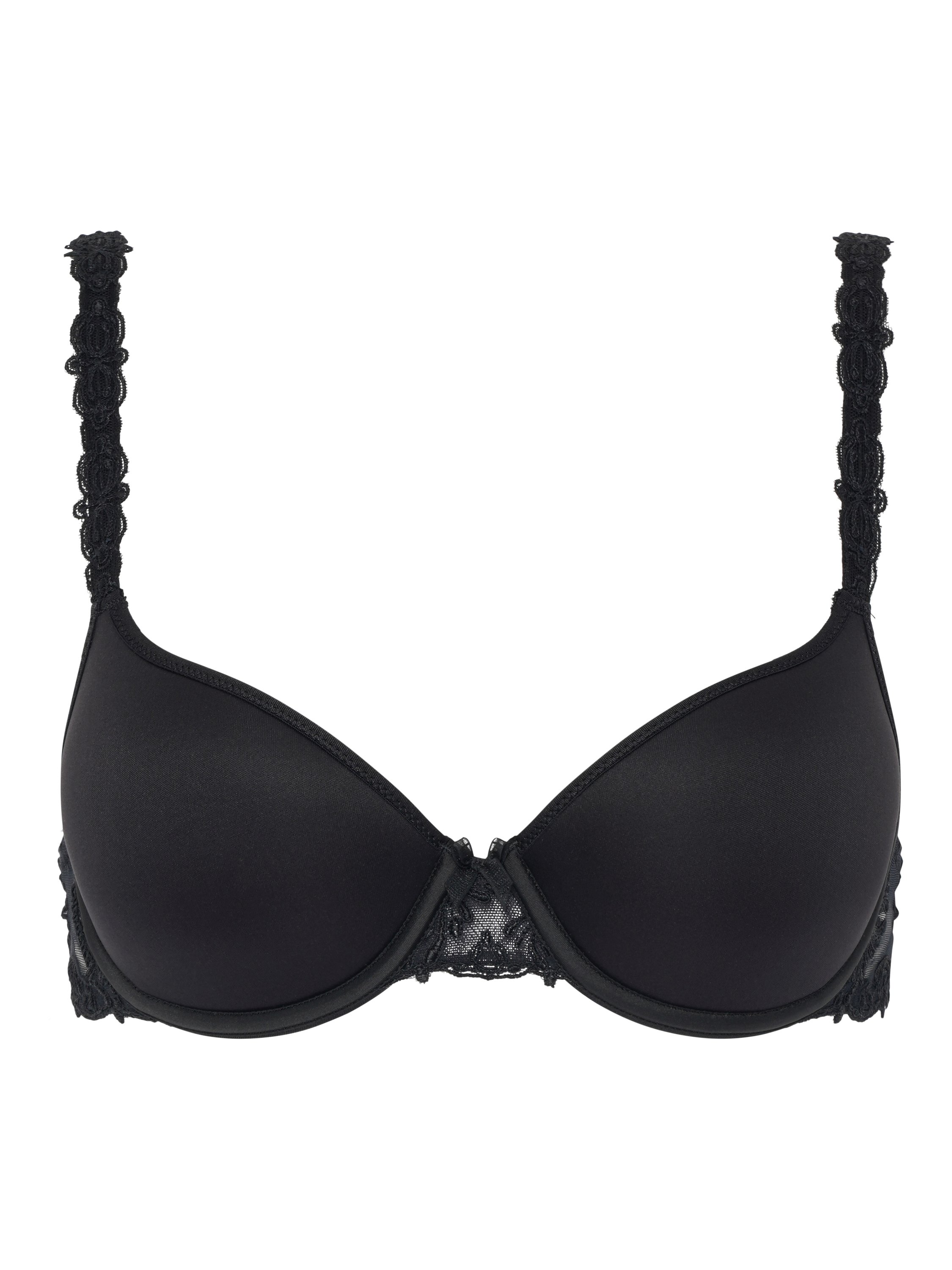 Full-cup shape memory bra Black
