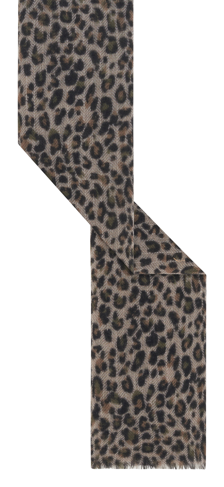 Echarpe en laine et cachemire GERARD DAREL Kaki