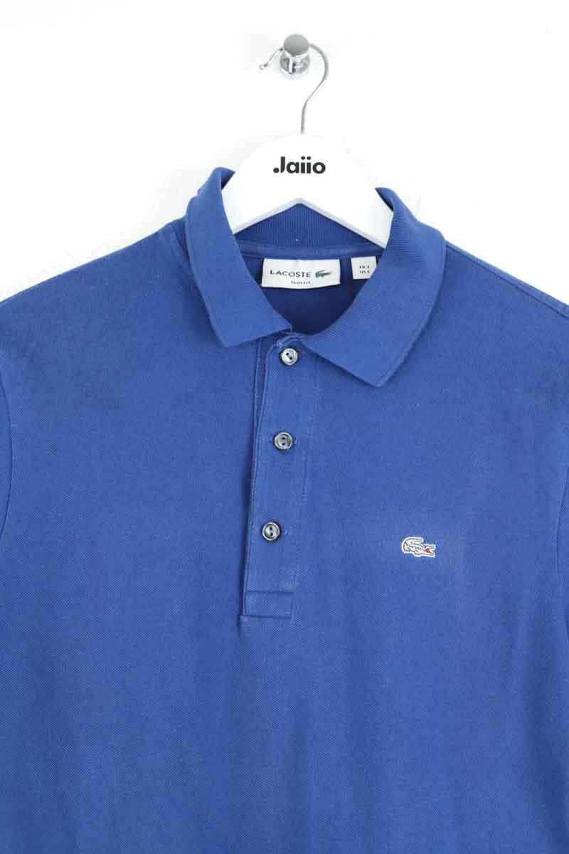 Cotton polo shirt LACOSTE - SECONDE MAIN Blue