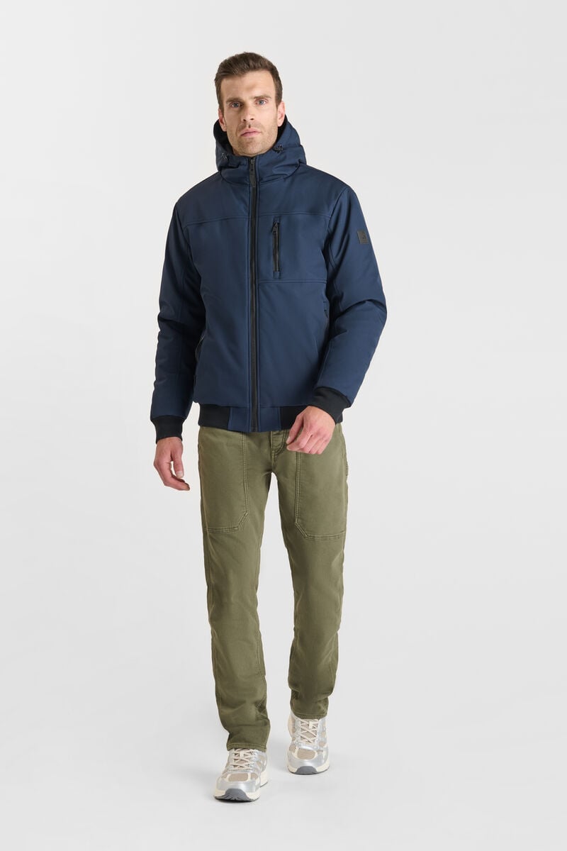 Brookvale Hoody padded jacket LE TEMPS DES CERISES Blue