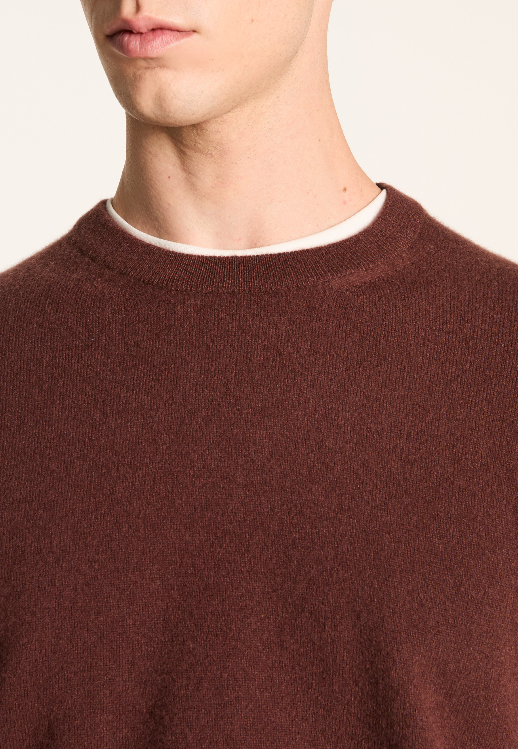Cashmere sweater MAISON MONTAGUT Brown