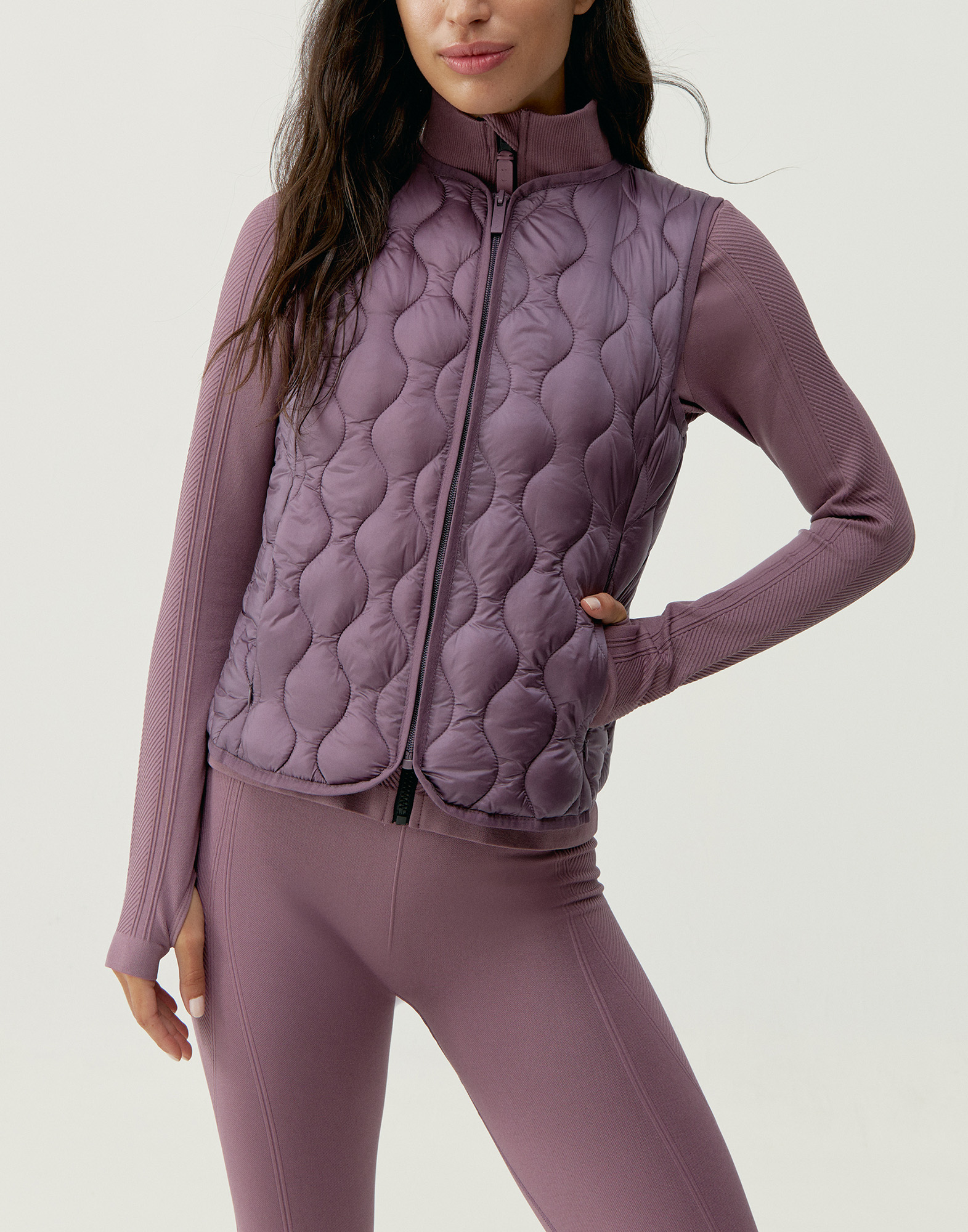 Veste de sport zippée performance athleisure kenal BORN Violet