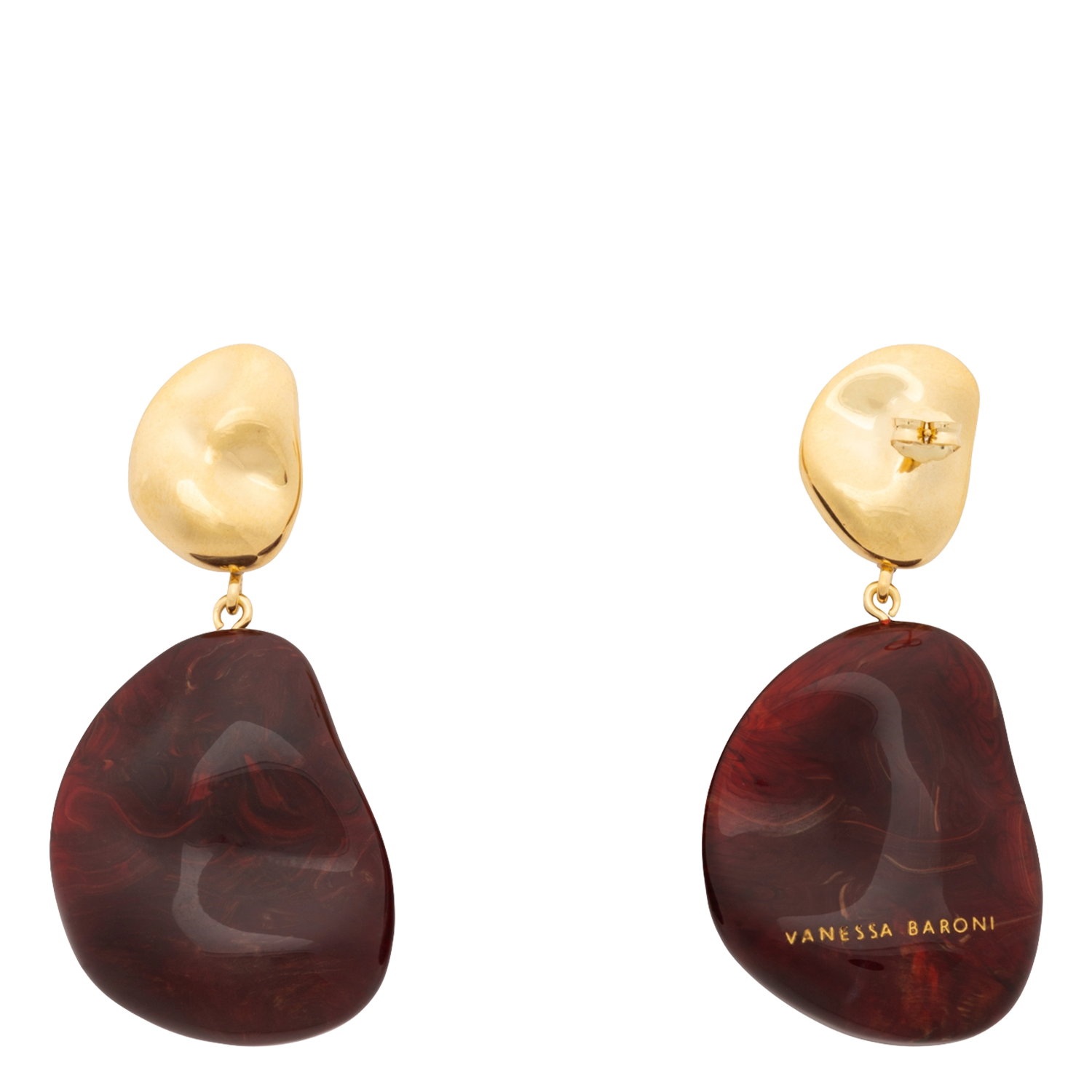 Fantasie Hängende Ohrringe VANESSA BARONI Rot