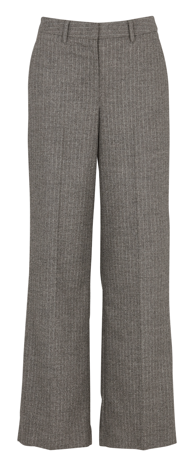 Straight-fit broek van wolmix MAISON 123 Beige