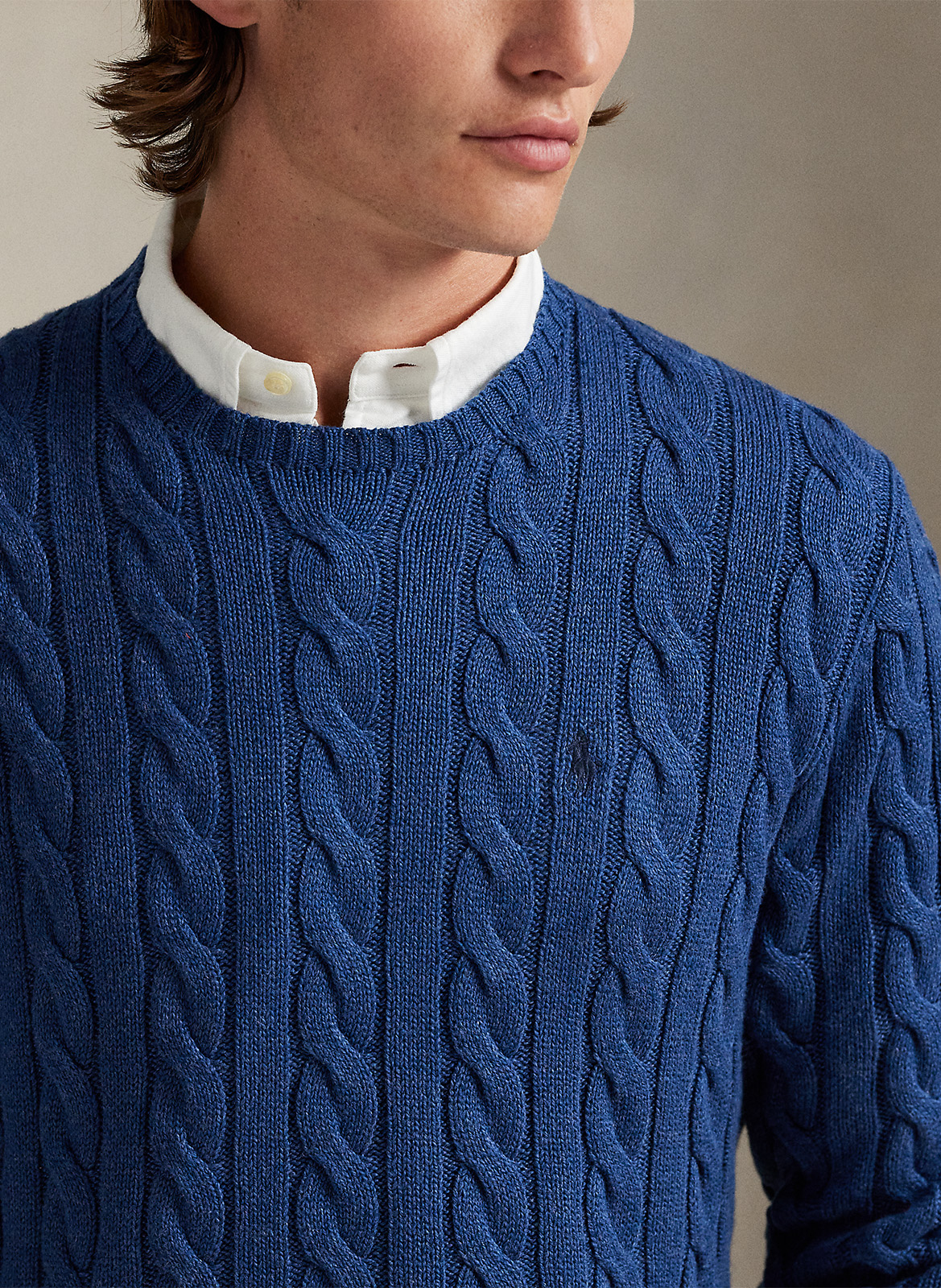 Cotton round-neck sweater  POLO RALPH LAUREN Blue