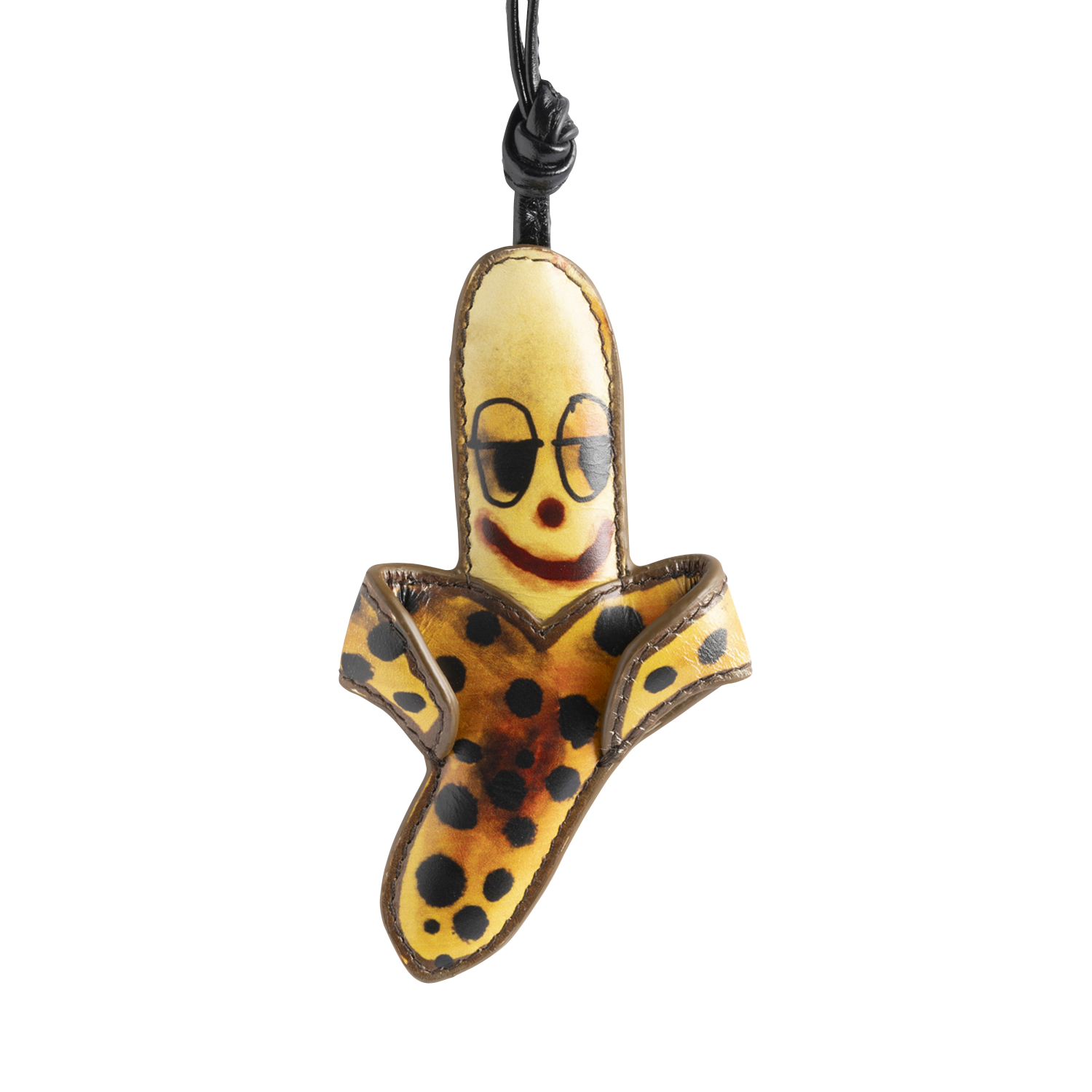 Porte-clés banane en cuir ZADIG&VOLTAIRE Noir