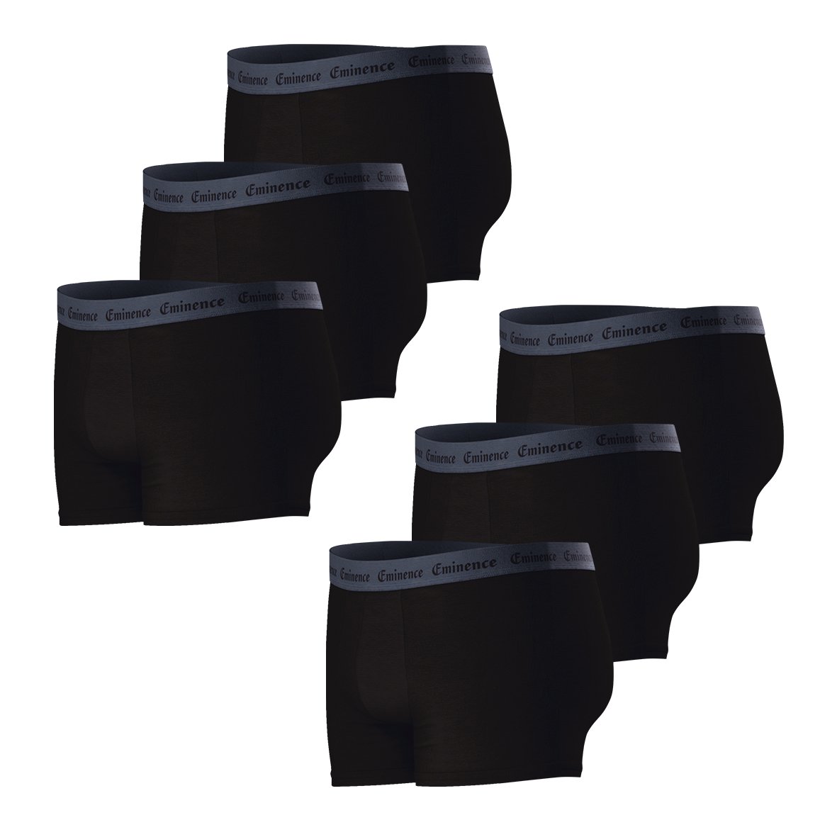 Set of 6 boxer briefs EMINENCE Black