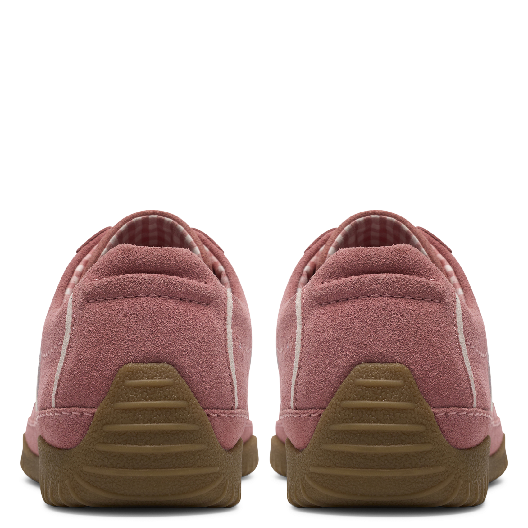Baskets basses en cuir CLARKS Rose