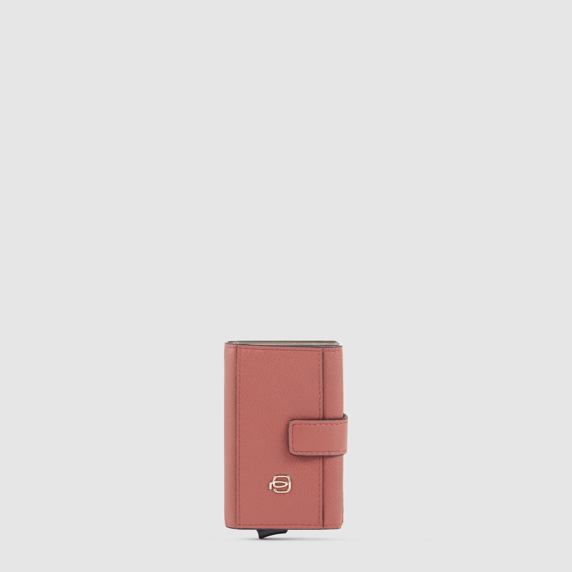 Automatic pop-up cardholder Orange