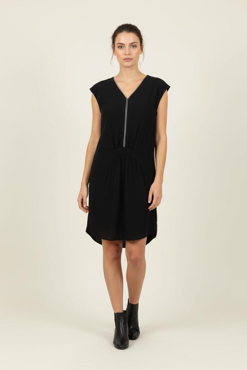Robe courte & midi COMPTOIR DES COTONNIERS - Seconde main Noir