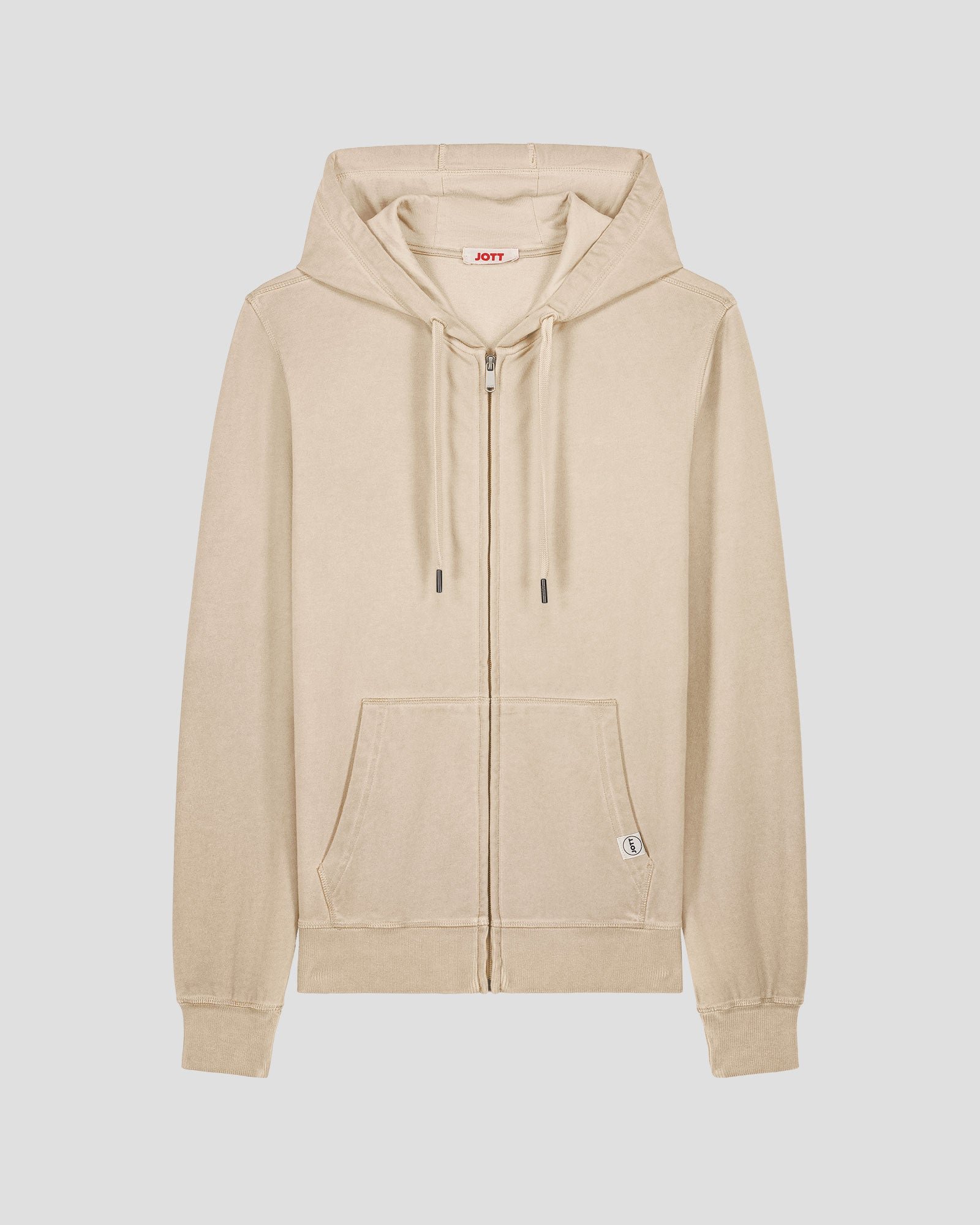 Sima hooded zip-up jacket JOTT White