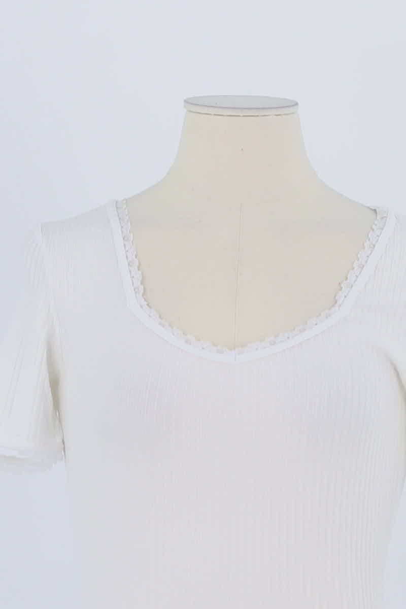 T-shirt ROUJE - Seconde Main White