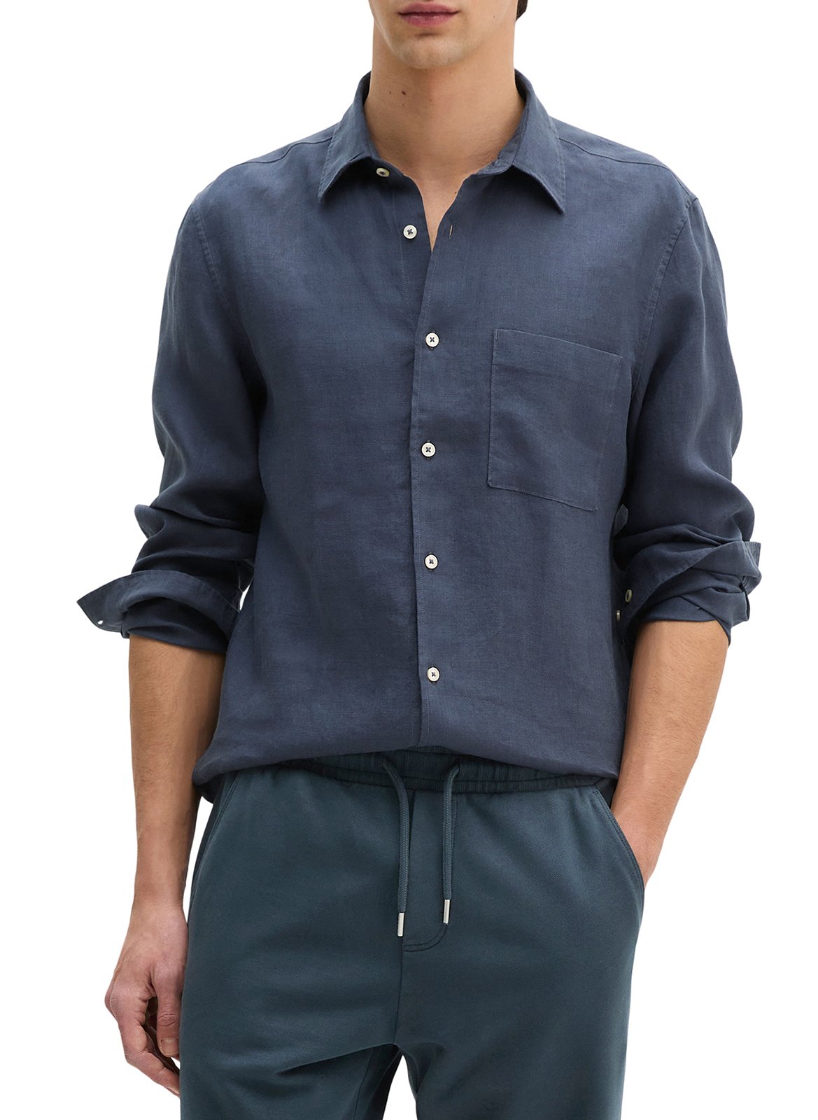 Linen shirt MARC O'POLO Blue