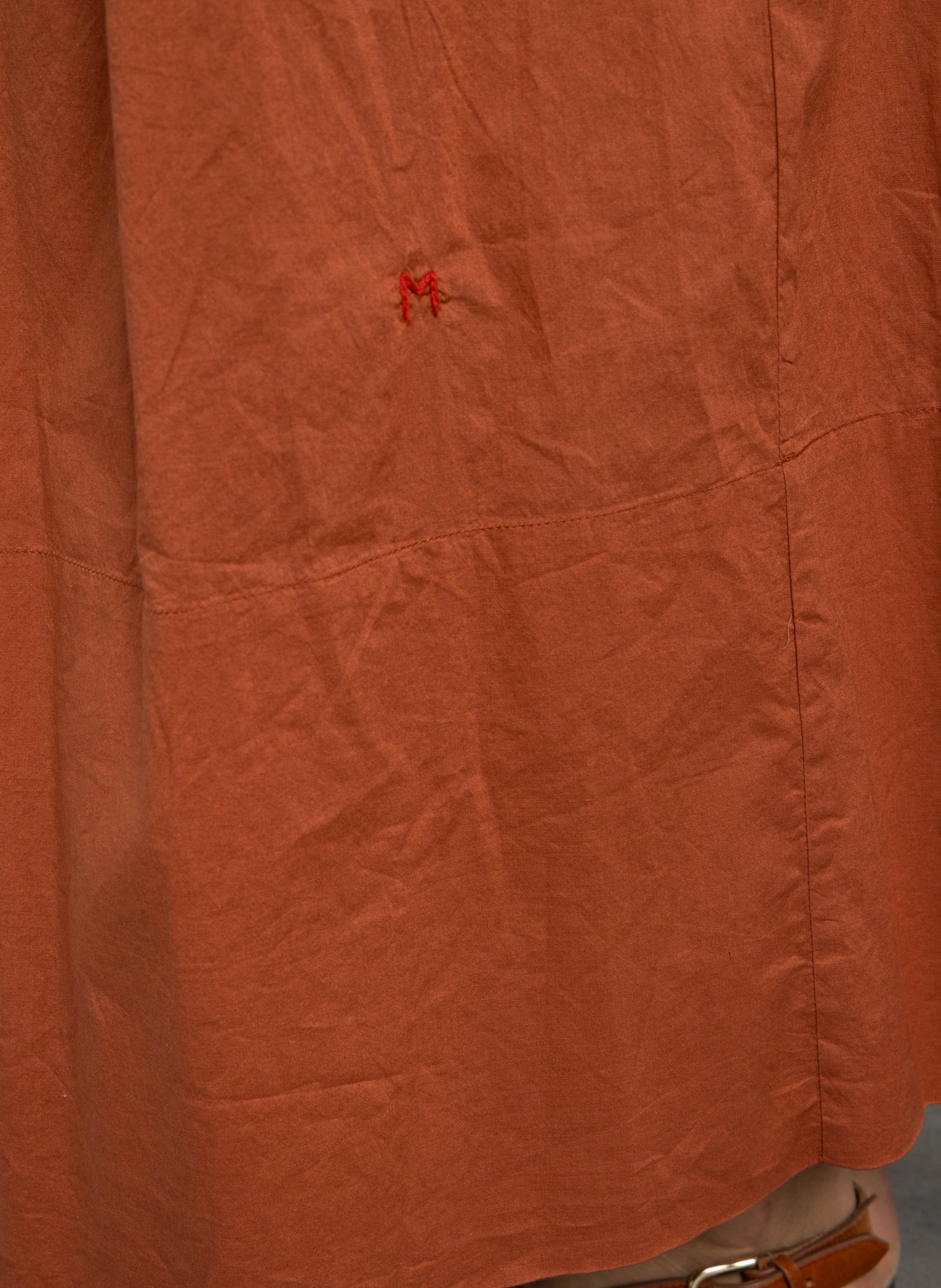 Jupe longue évasée taille haute MOISMONT Orange