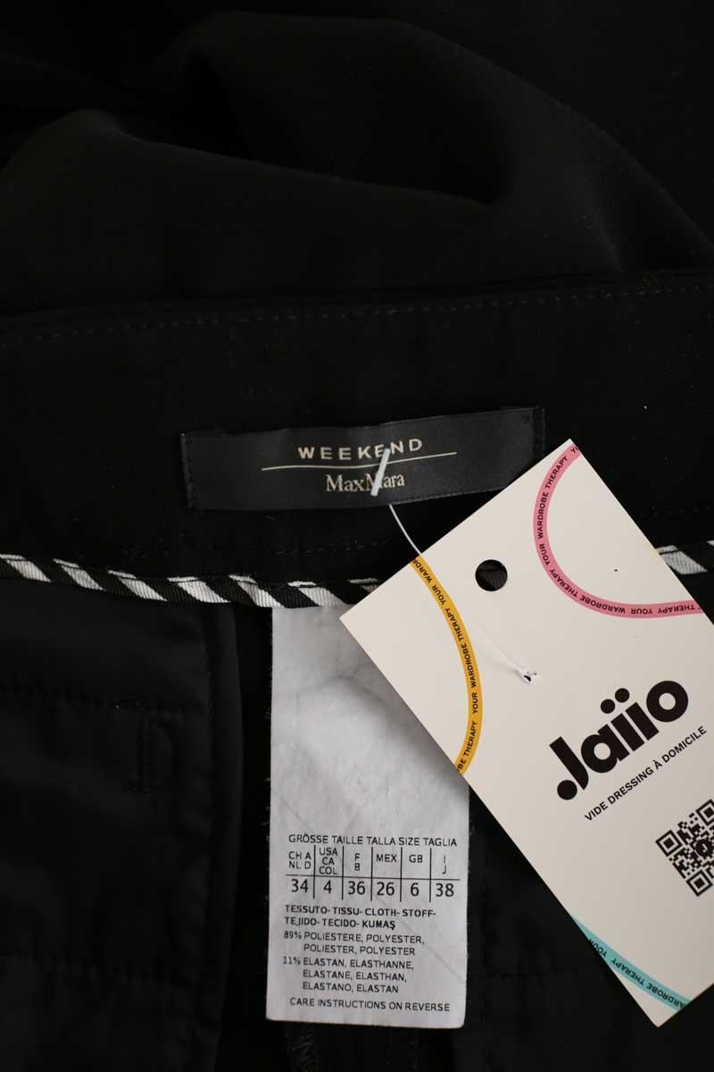 Straight leg pants MAX MARA - Seconde Main Black