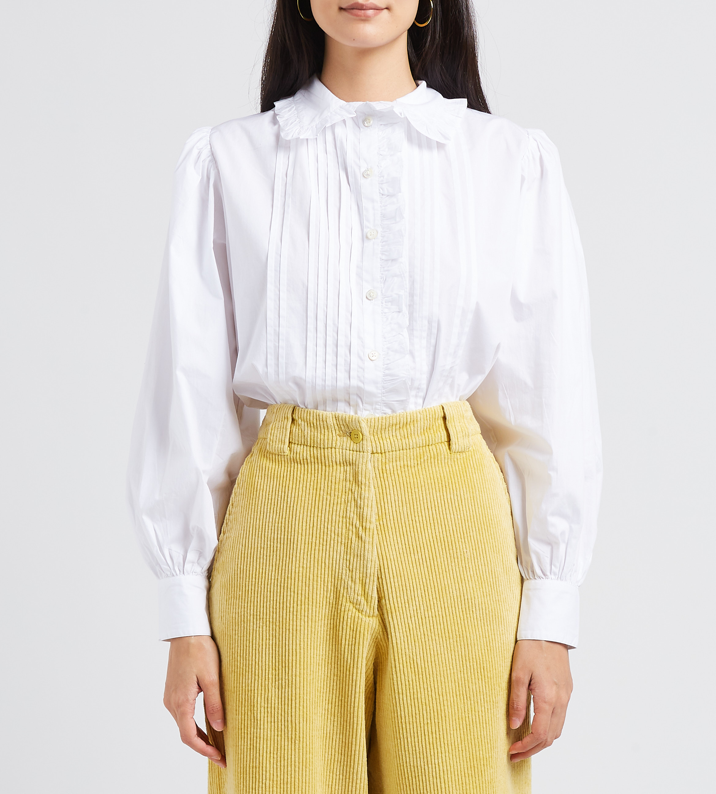 Loose-fit cotton shirt LAURENCE BRAS White