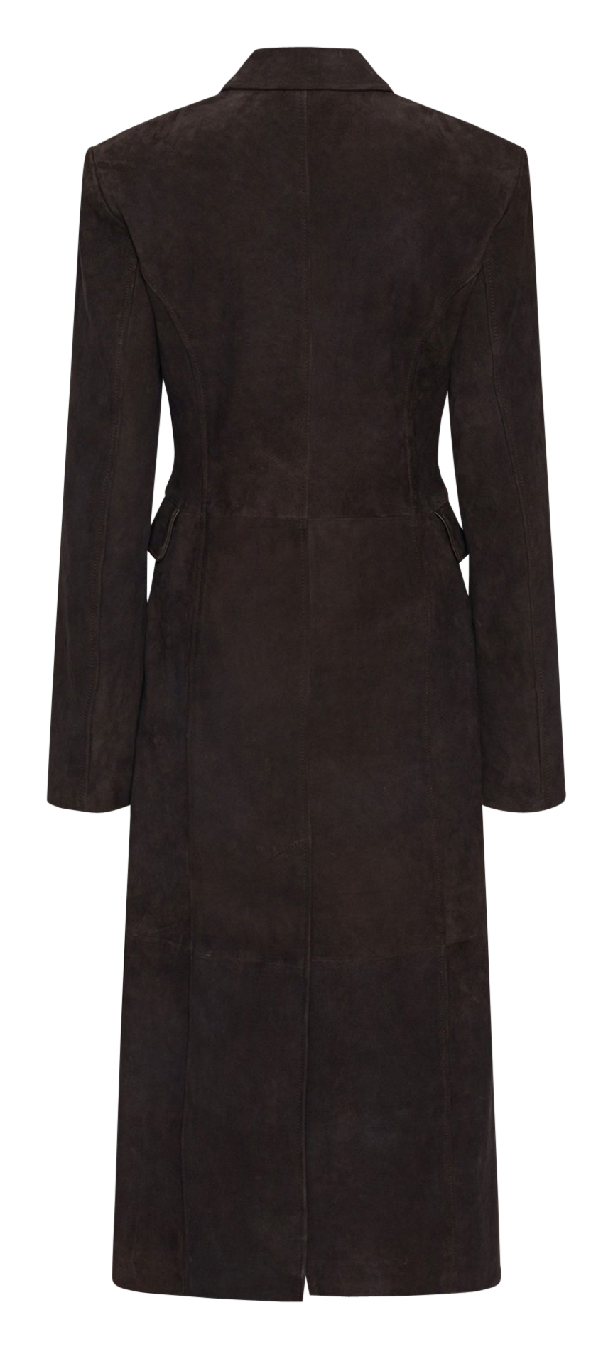 Manteau en cuir ROTATE Marron
