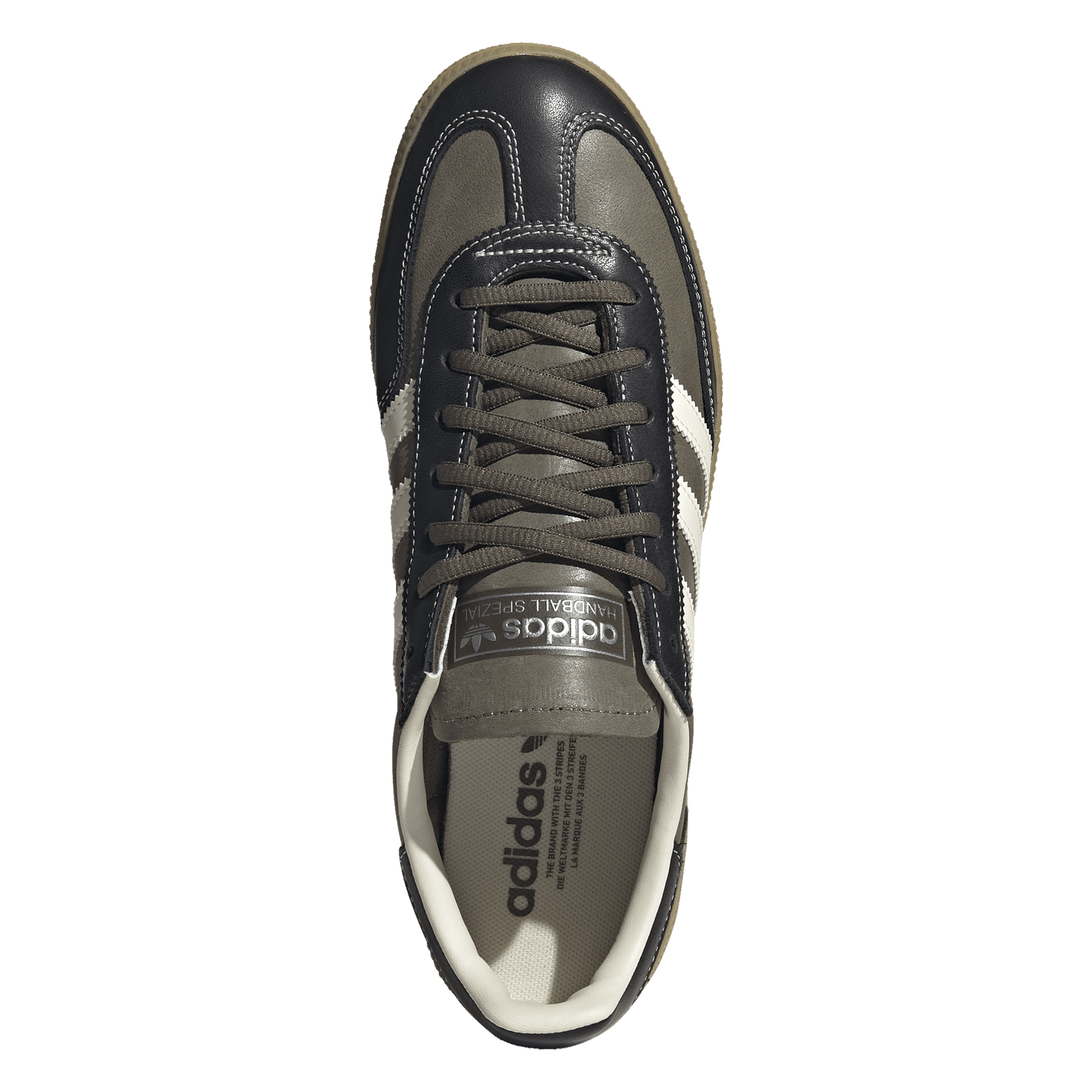 Baskets basses à lacets unies ADIDAS Marron