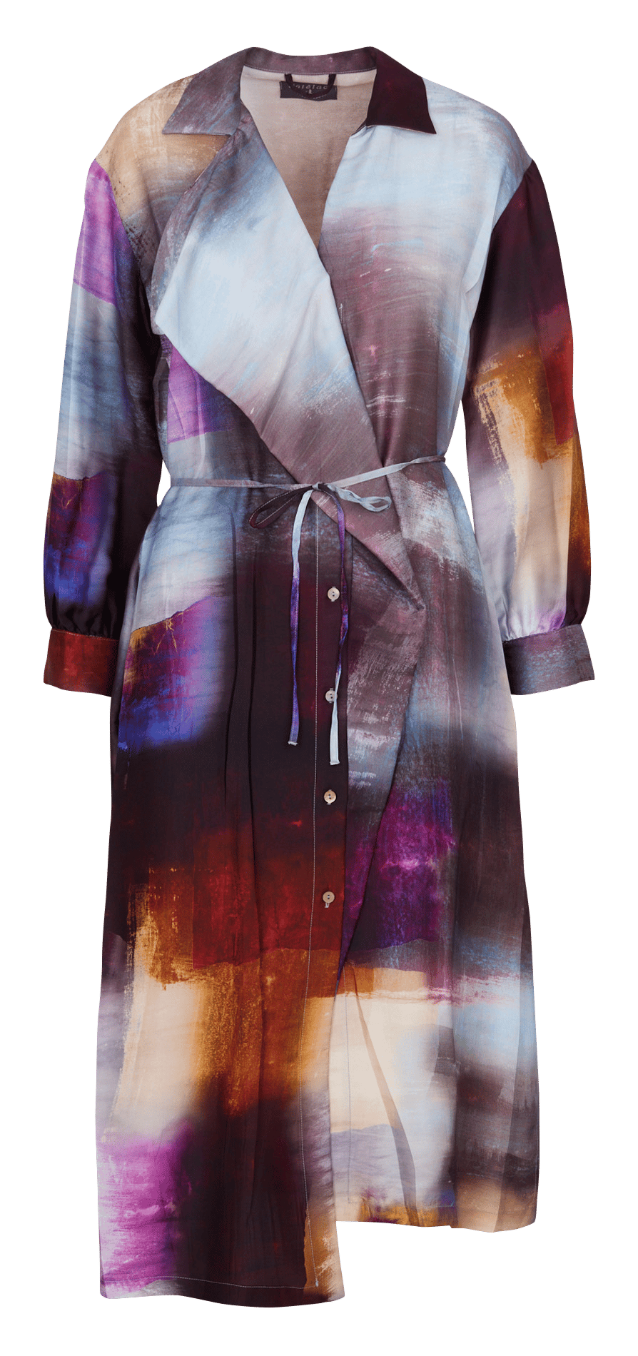 Robe midi ceinturée  COTELAC Bleu