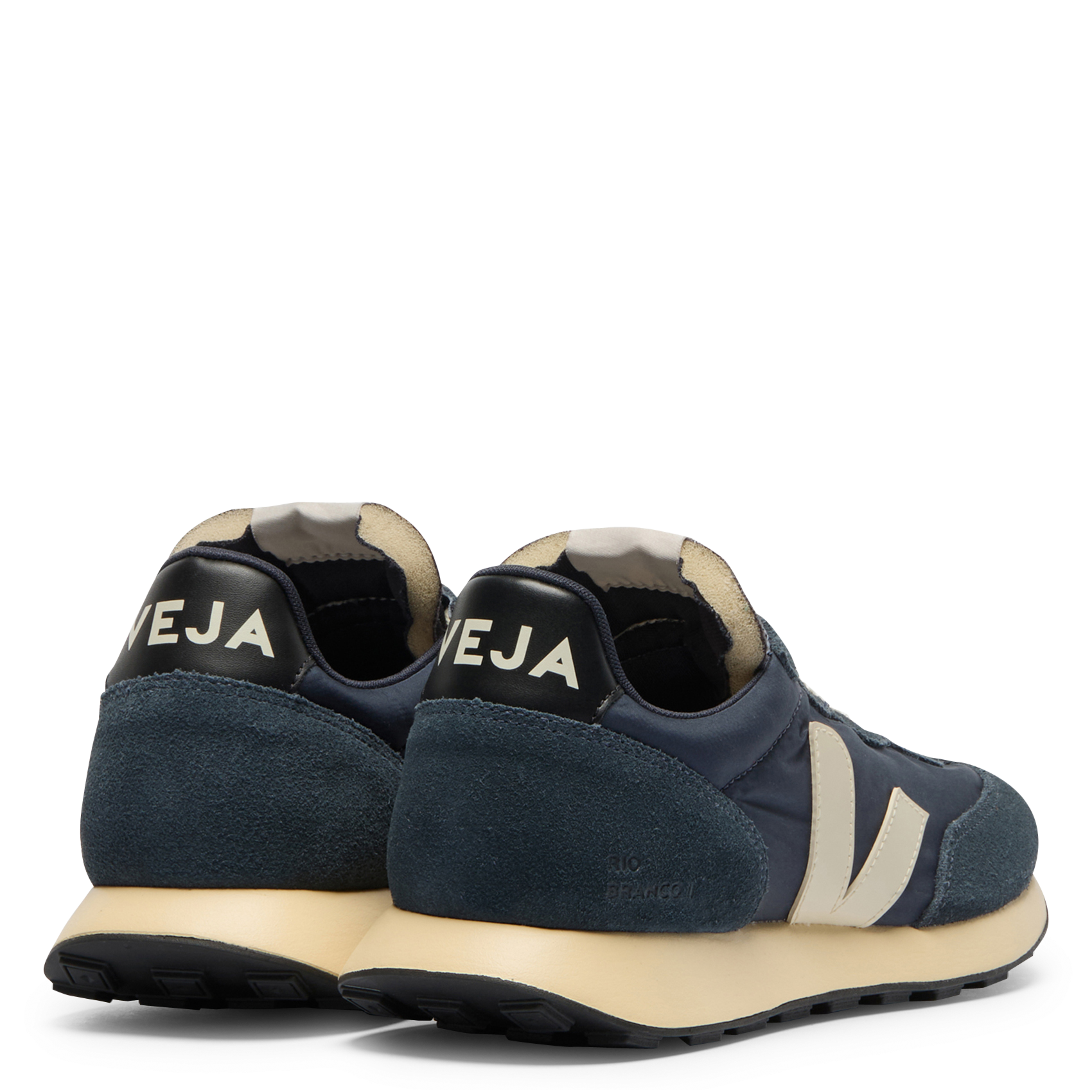 Low-top dual-fabric sneakers VEJA Blue